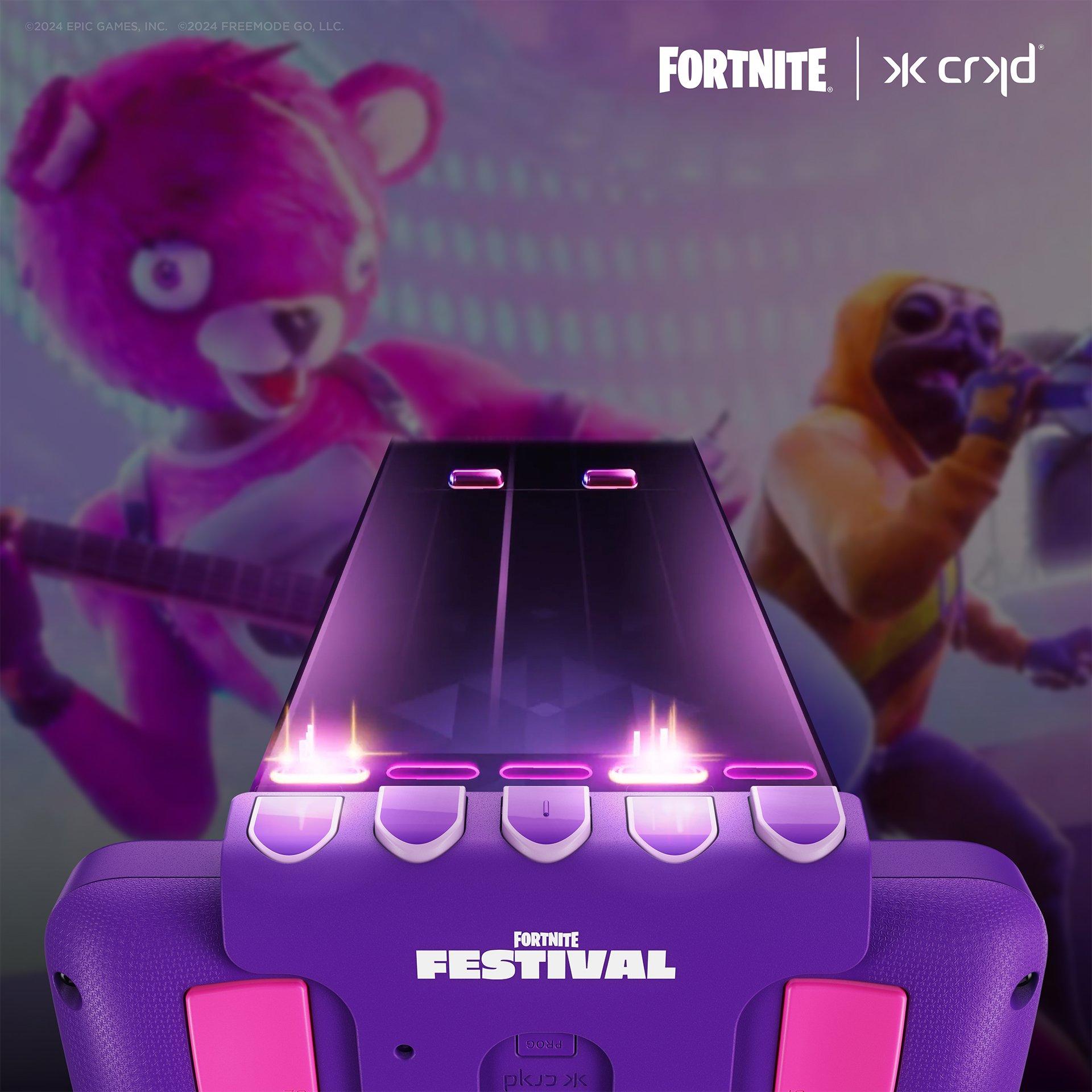 Multi - CRKD - NEO S Purple Wave 5-Fret Fortnite Festival Edition for Nintendo Switch - 2