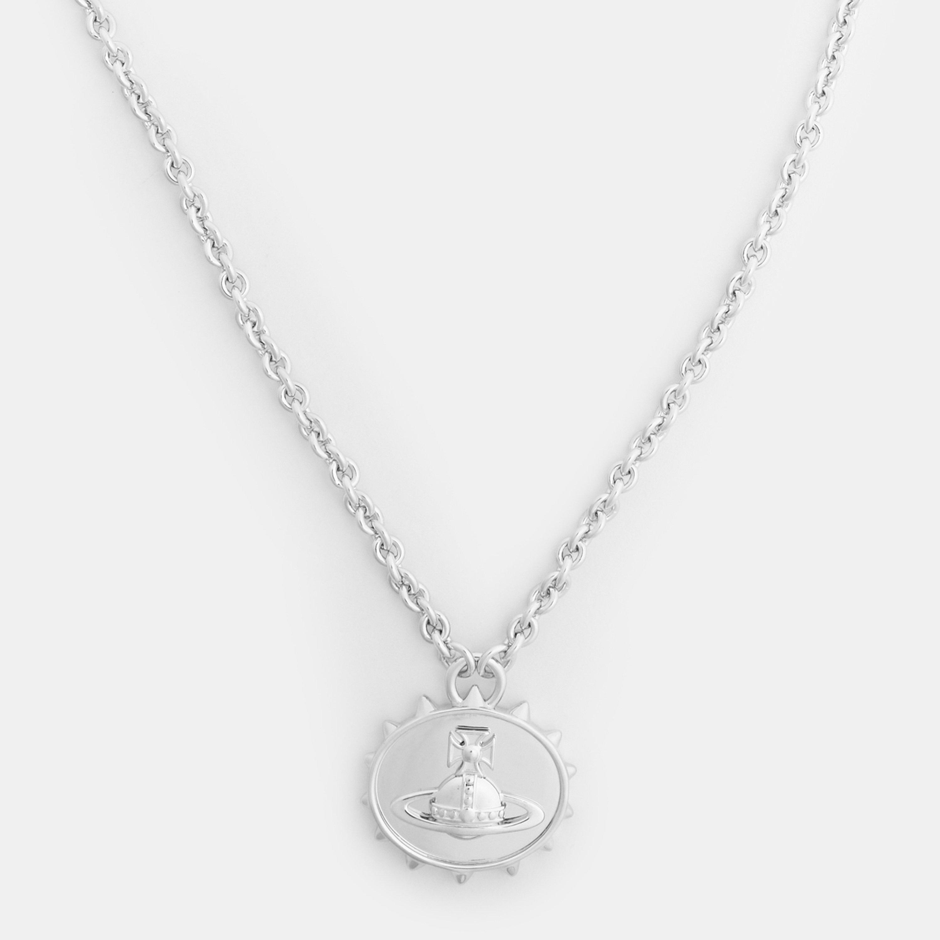 Vivienne Westwood Men's Viv Chester Pendant Necklace - Platinum