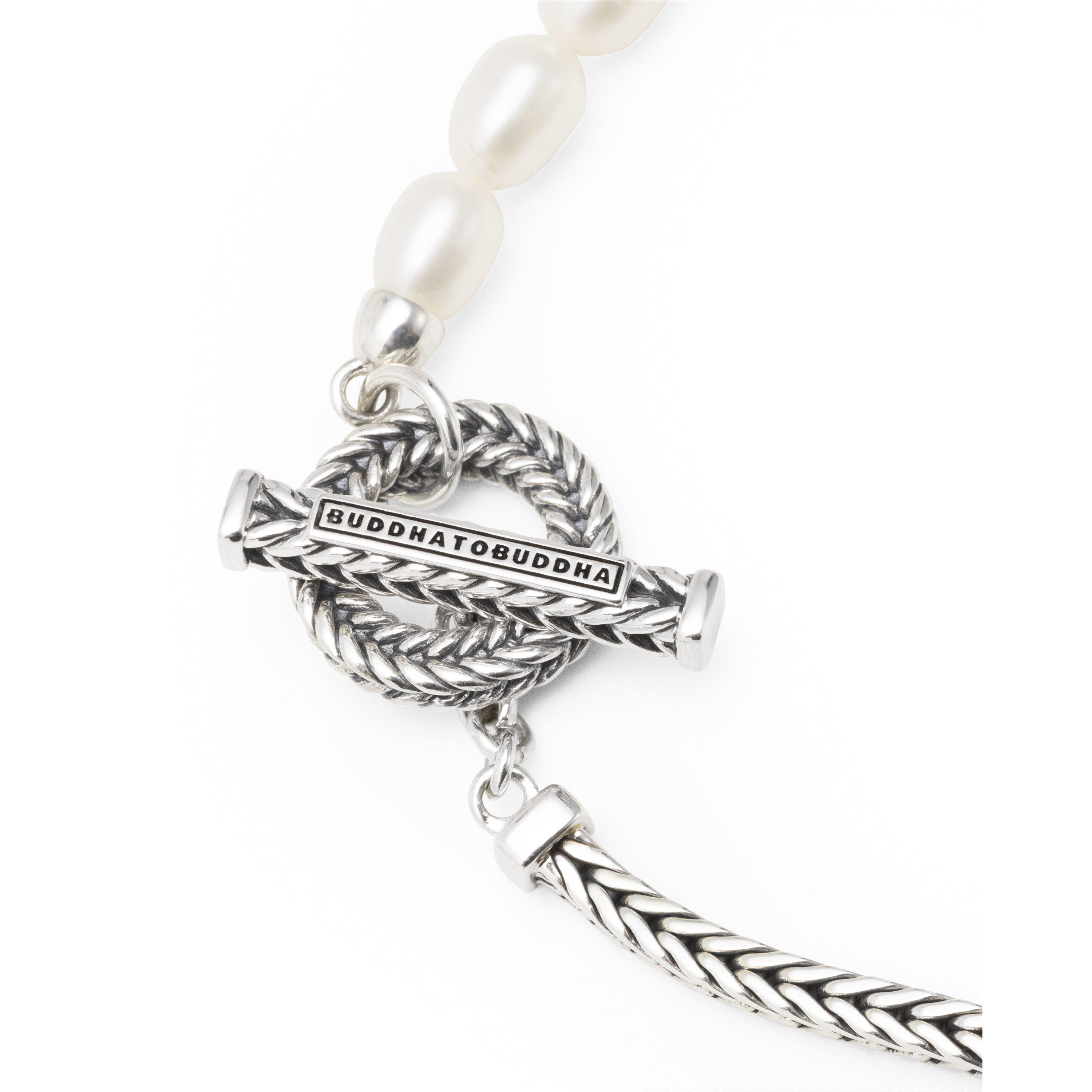 White/Silver - Buddha To Buddha - Barbara Chain Bracelet - 3