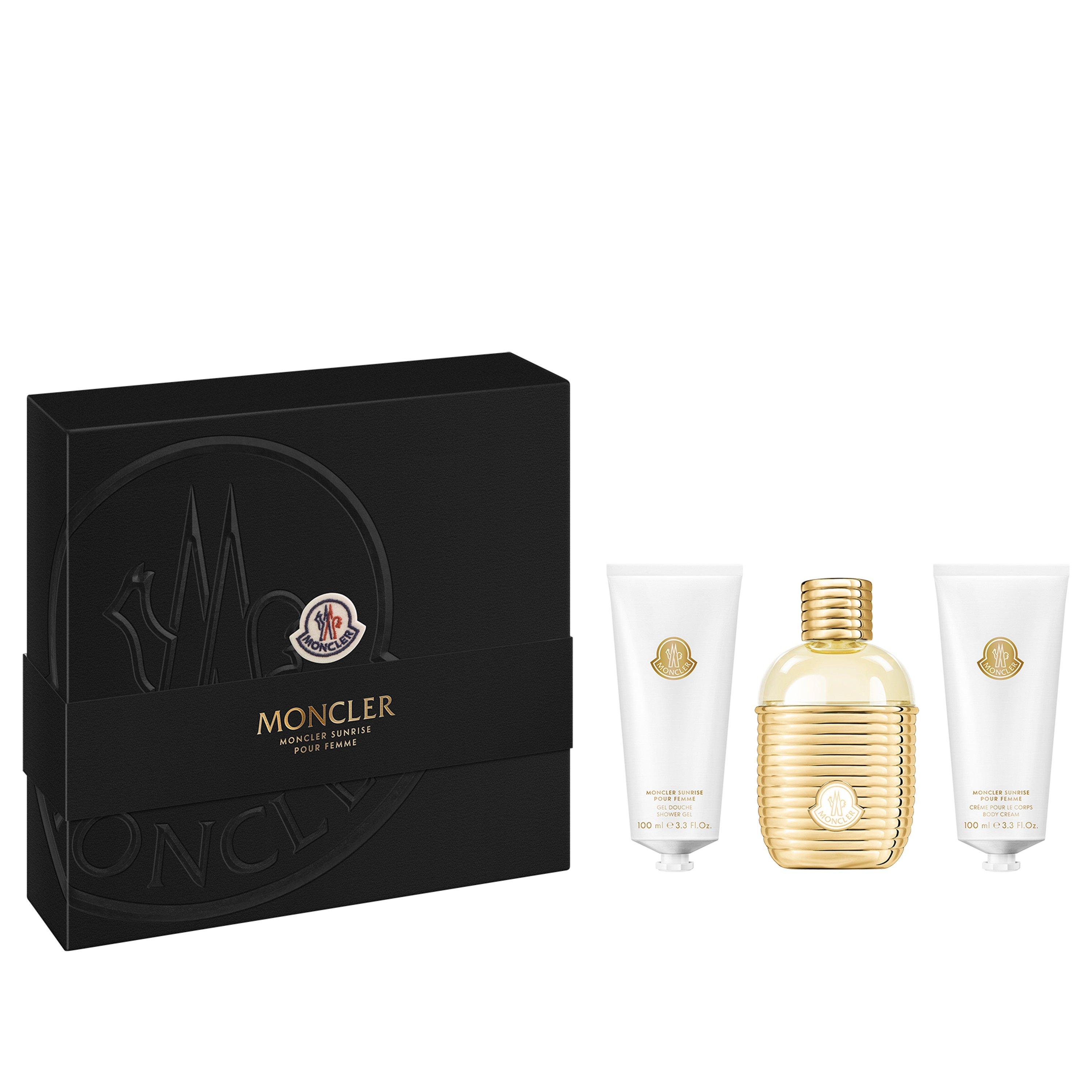 Clear - Moncler - Sunrise Pour Femme Gift Set: Eau de Parfum 100ml + Body Lotion 100ml + Shower Gel 100ml - 1