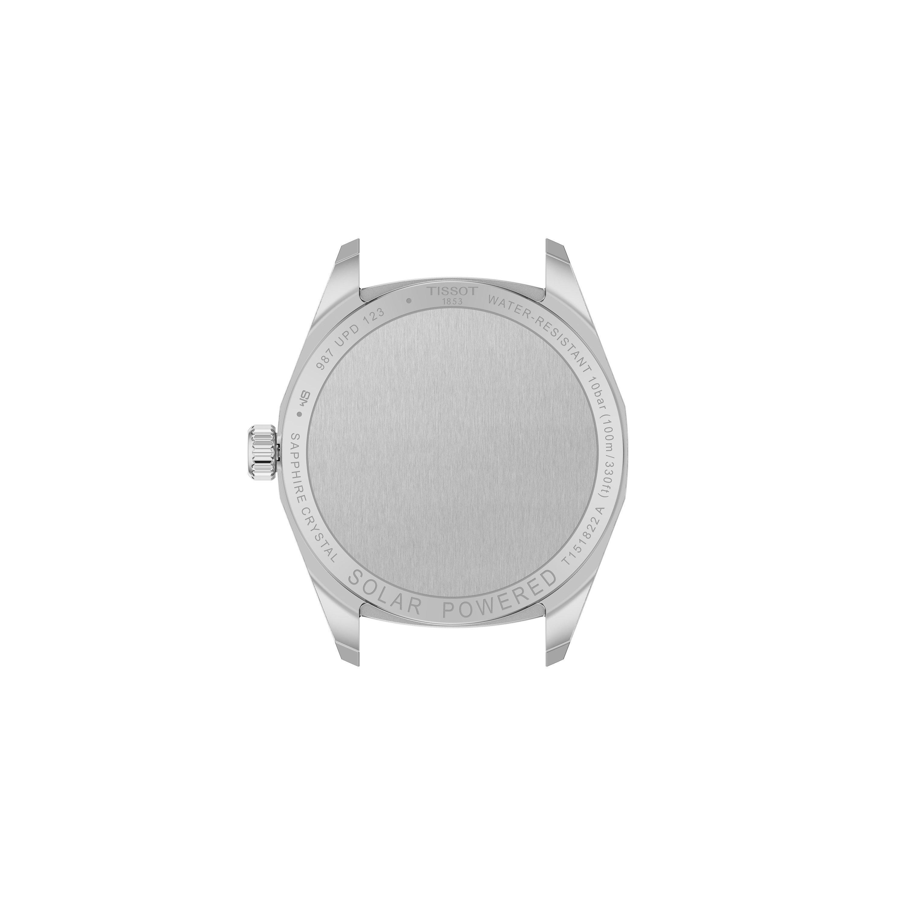 Silver/Steel - Tissot - PRC100 Solar Analogue Quartz Watch - 2