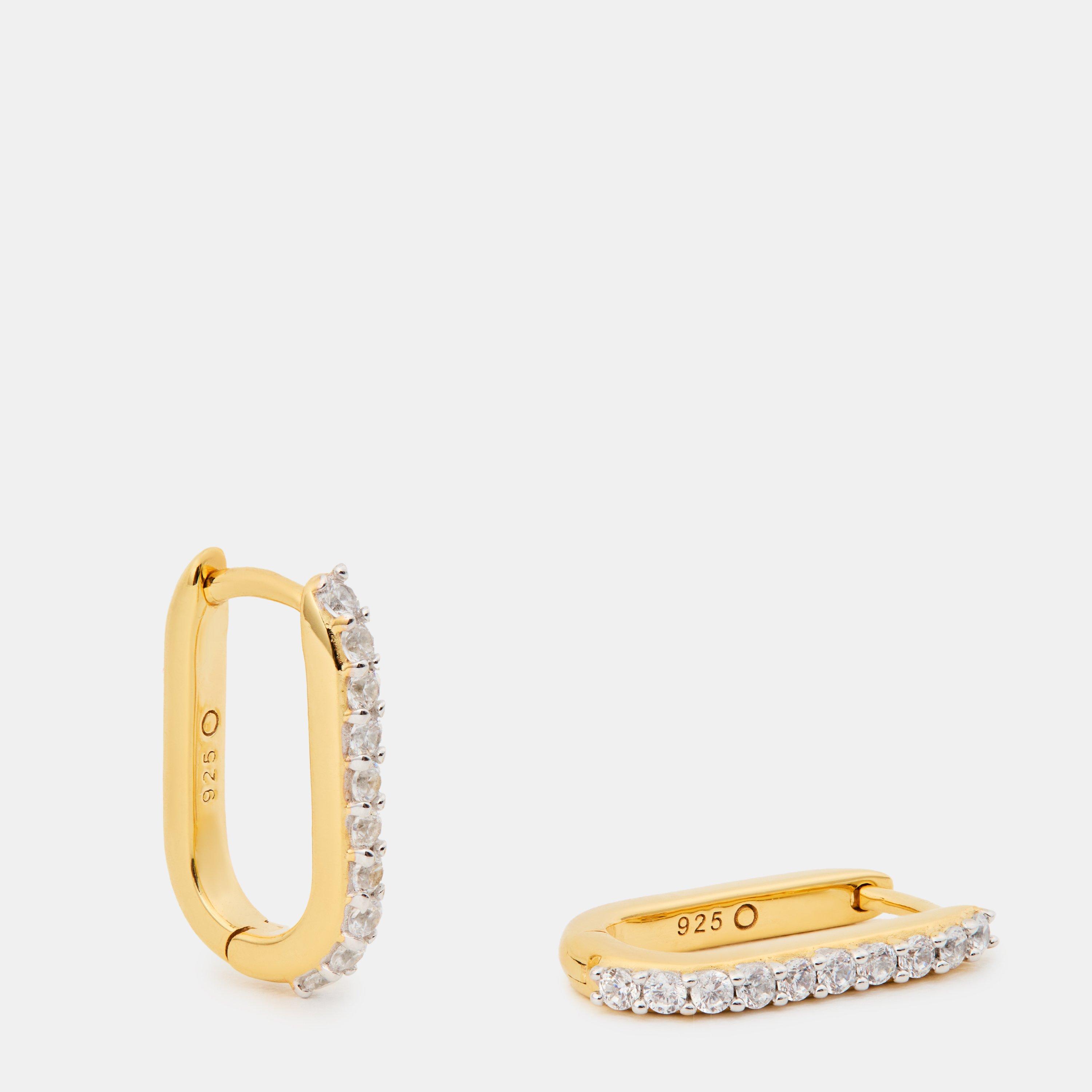 Gold - Missoma - Pave Ovate Huggies - 3