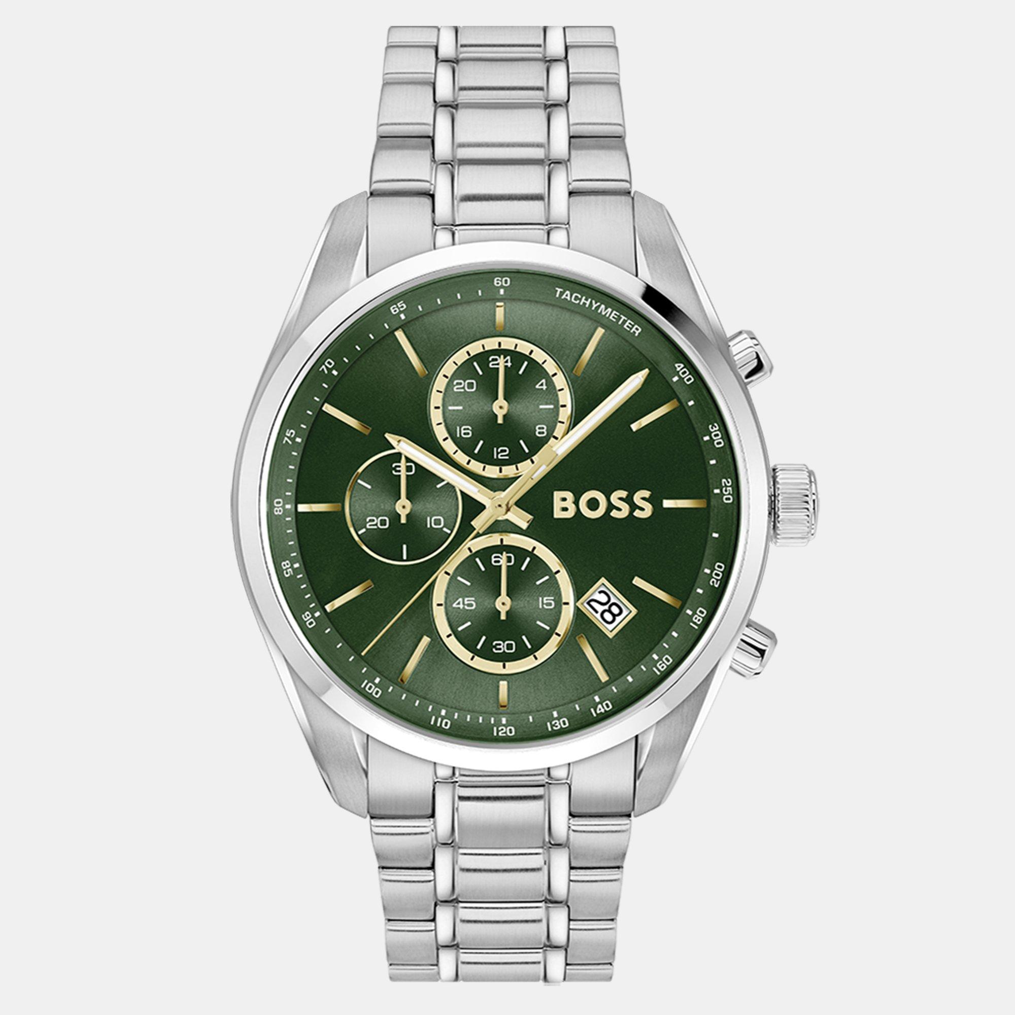 Boss Gents BOSS Grand Prix Chronograph with Green Dial