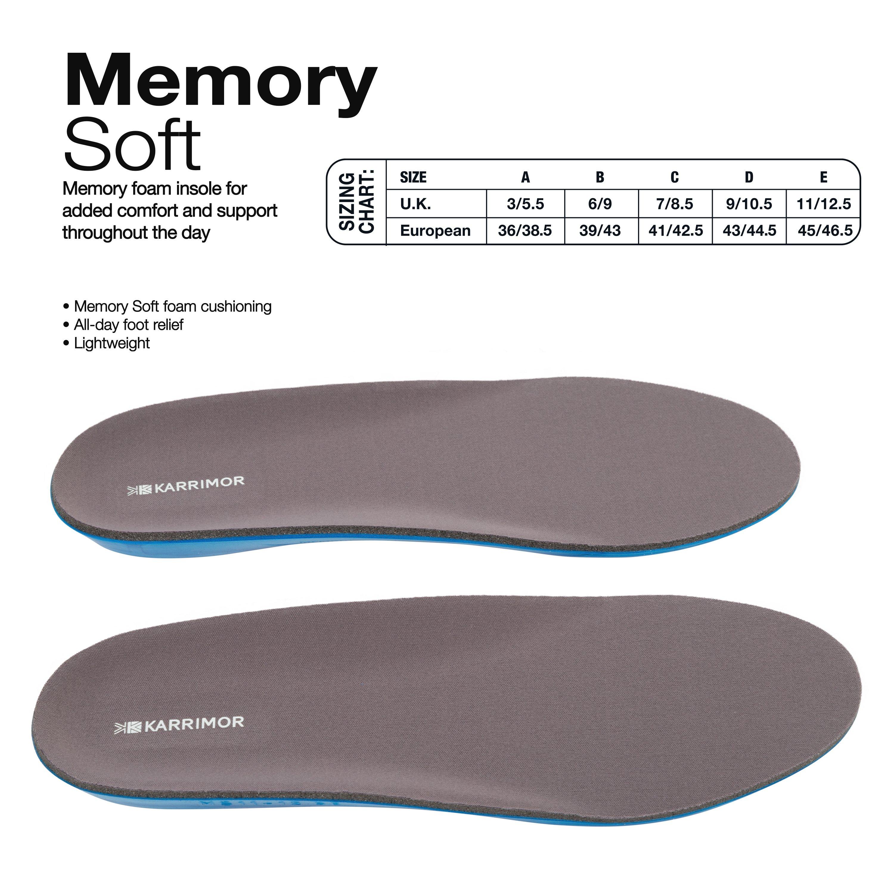 Blå - Karrimor - Memory Foam Insole Mens - 3