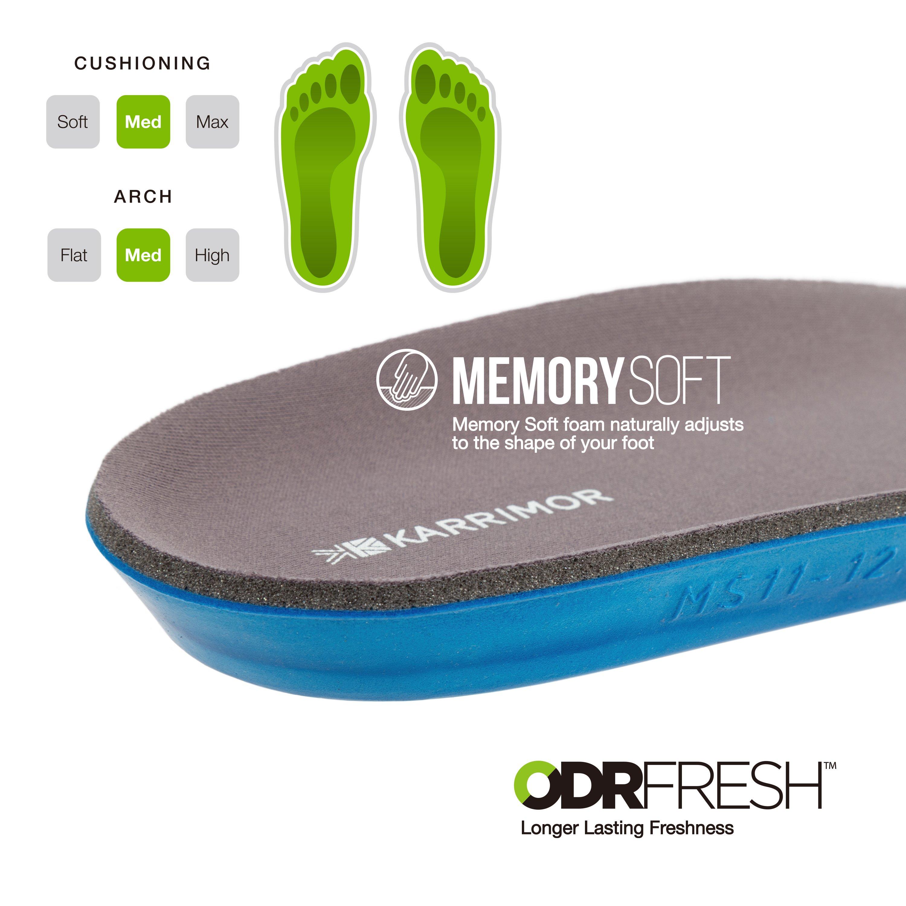 Blå - Karrimor - Memory Foam Insole Mens - 5