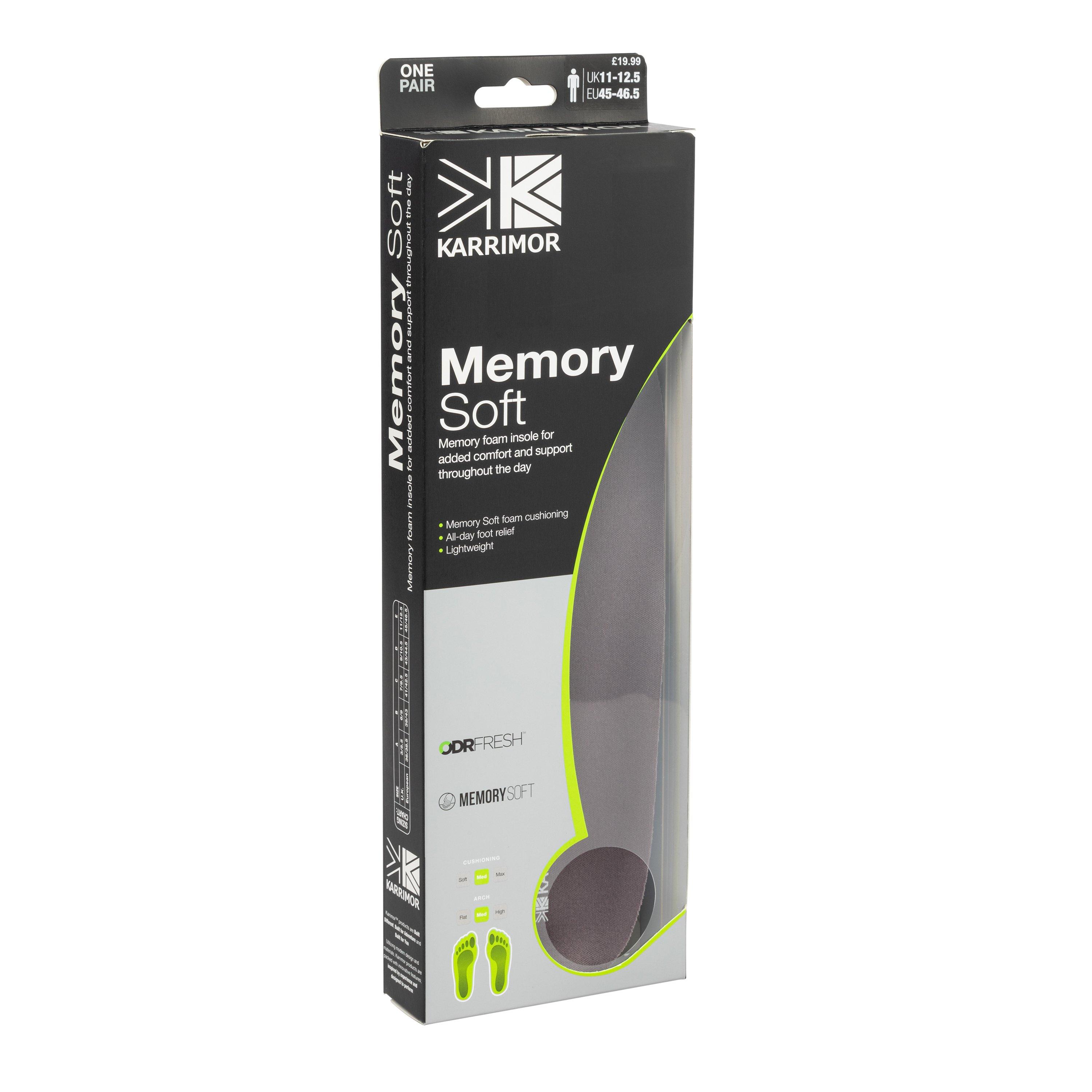 Blå - Karrimor - Memory Foam Insole Mens - 10