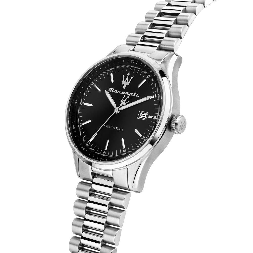 Black/Silver - Maserati - Men's Sorpasso Analogue Quartz Watch - 4
