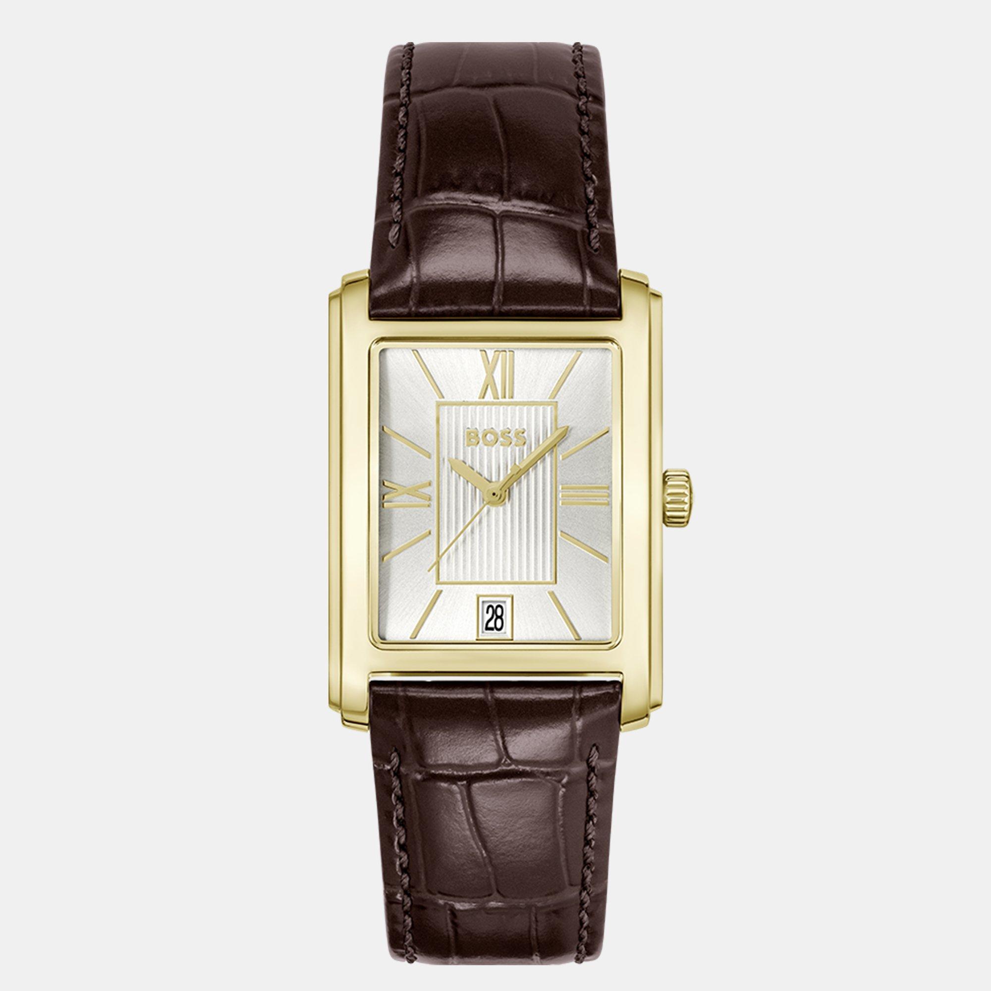Gents BOSS Principle Dress Watch with Leather Strap