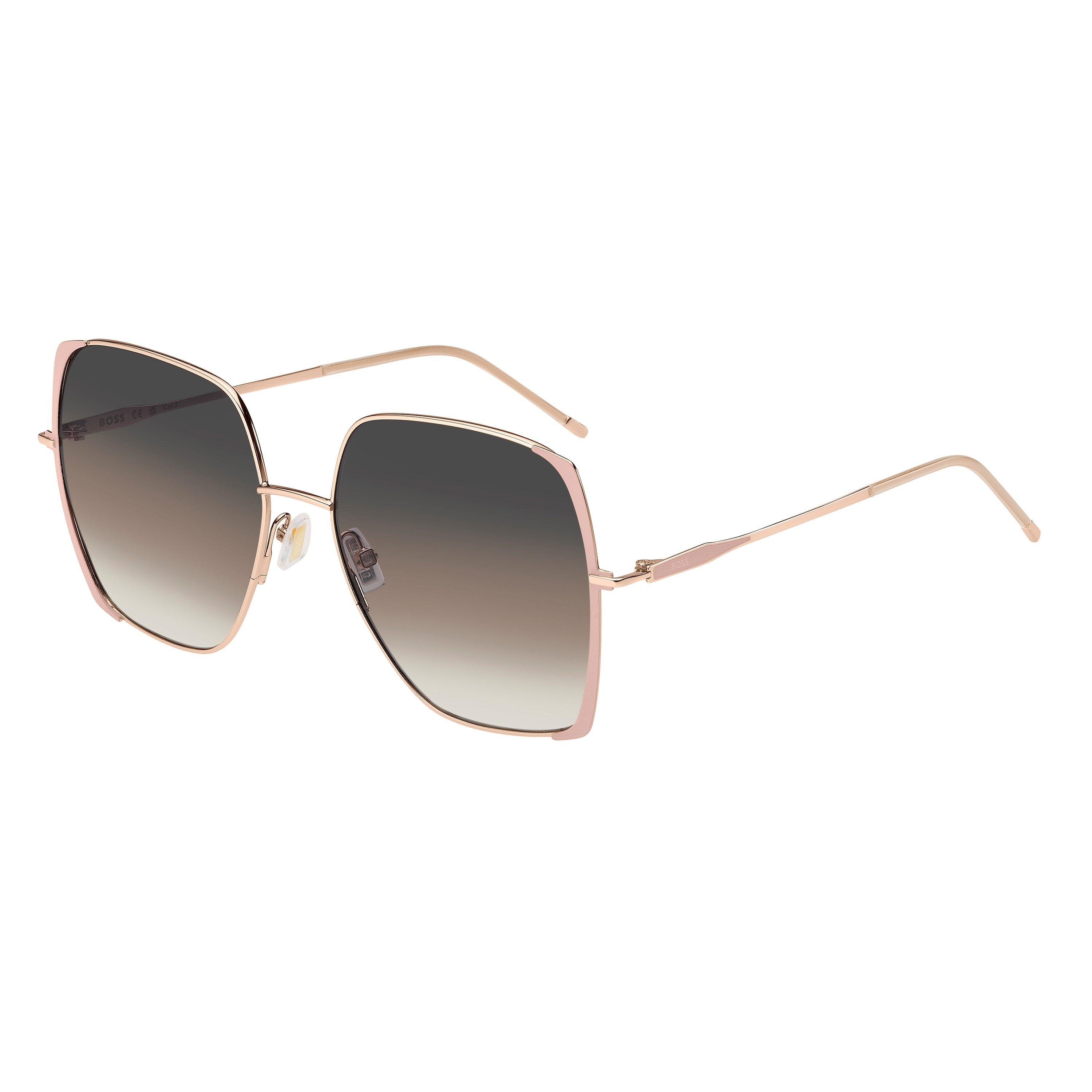 Gold Nude - Boss - Boss Sq Sunglasses Ld63 - 1