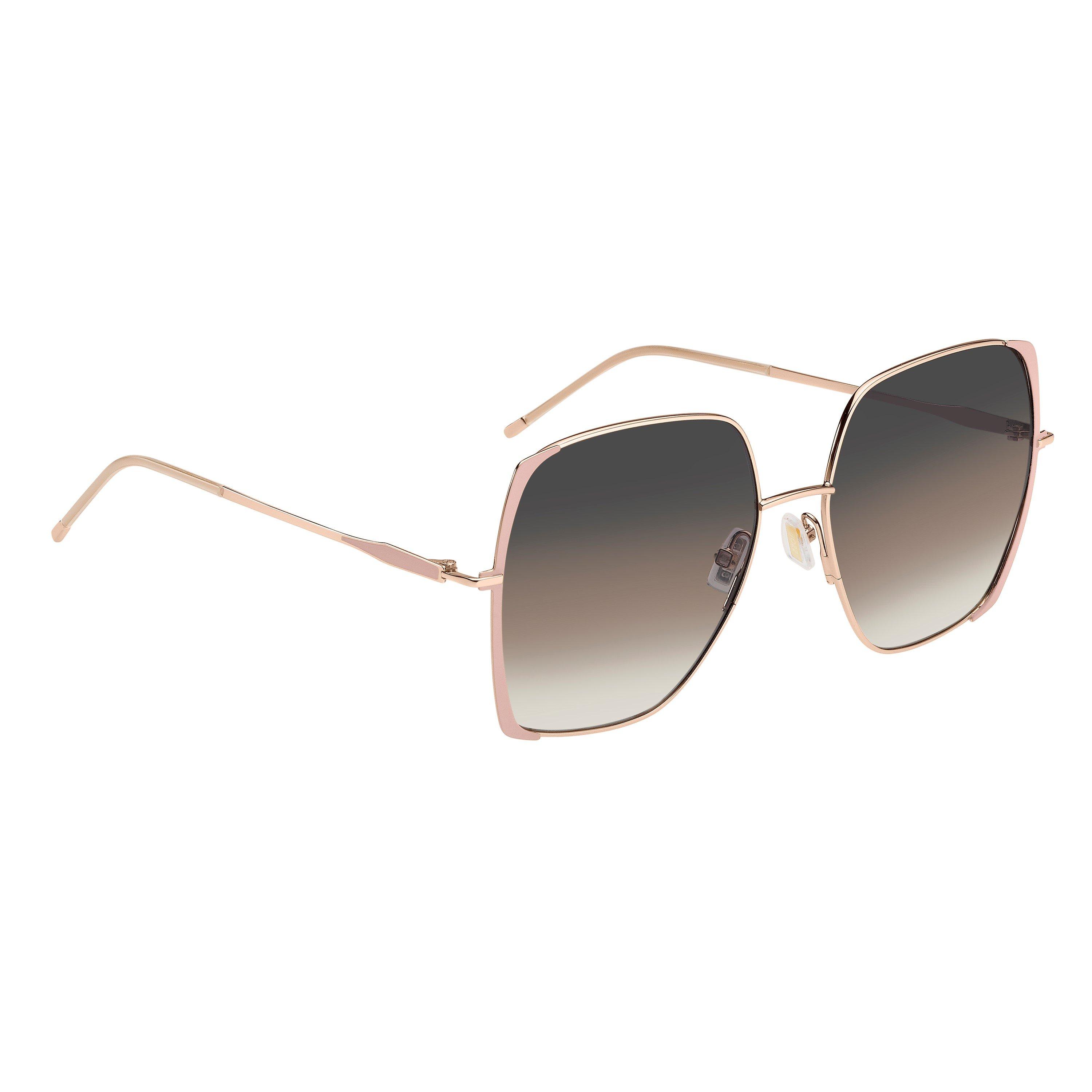 Gold Nude - Boss - Boss Sq Sunglasses Ld63 - 3