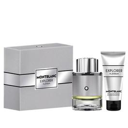 Montblanc Explorer Platinum Gift Set: Eau de Parfum 60ml + Shower Gel 100ml Plastic Free