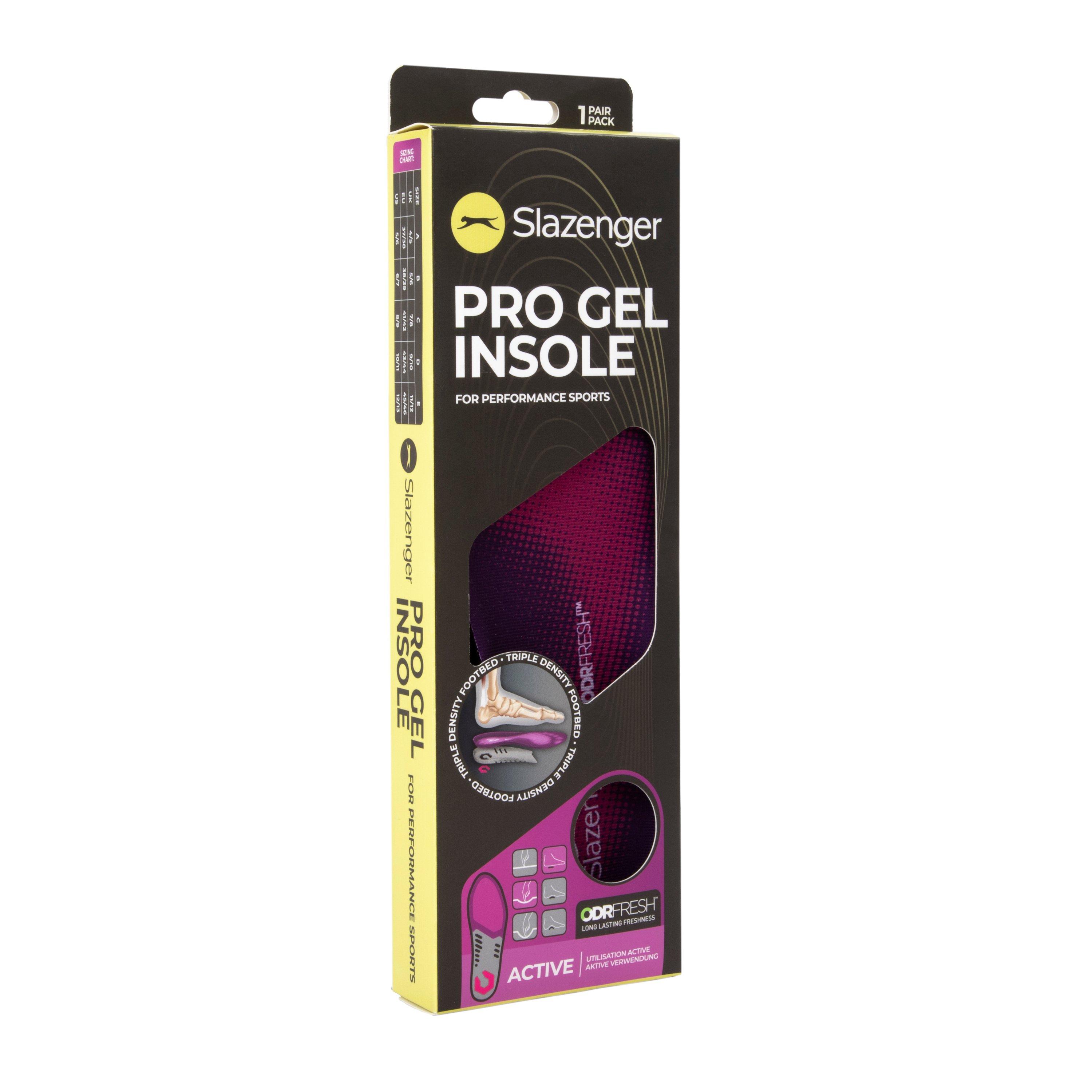 Purple - Slazenger - Comfort Gel Insoles Womens - 12