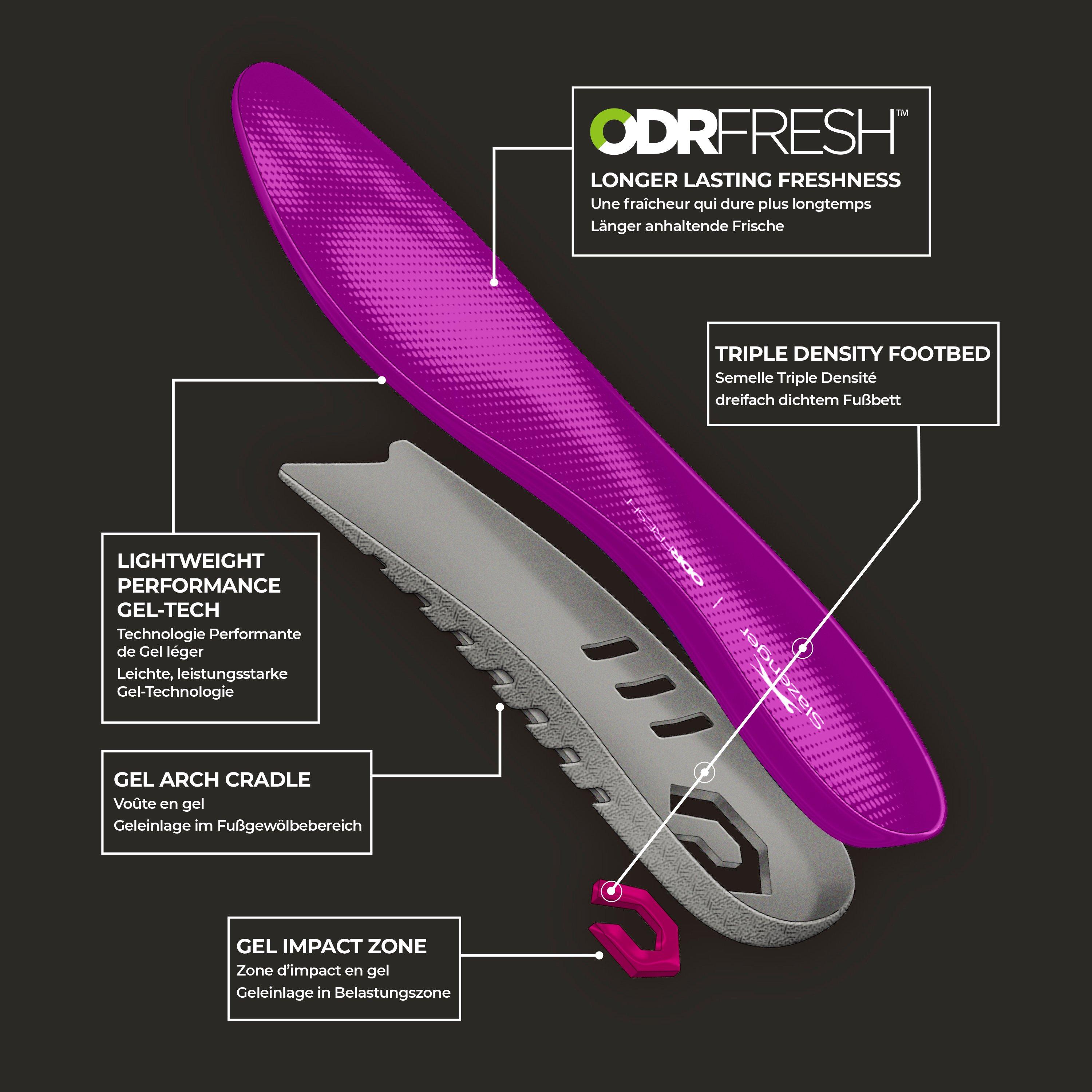 Purple - Slazenger - Comfort Gel Insoles Womens - 5