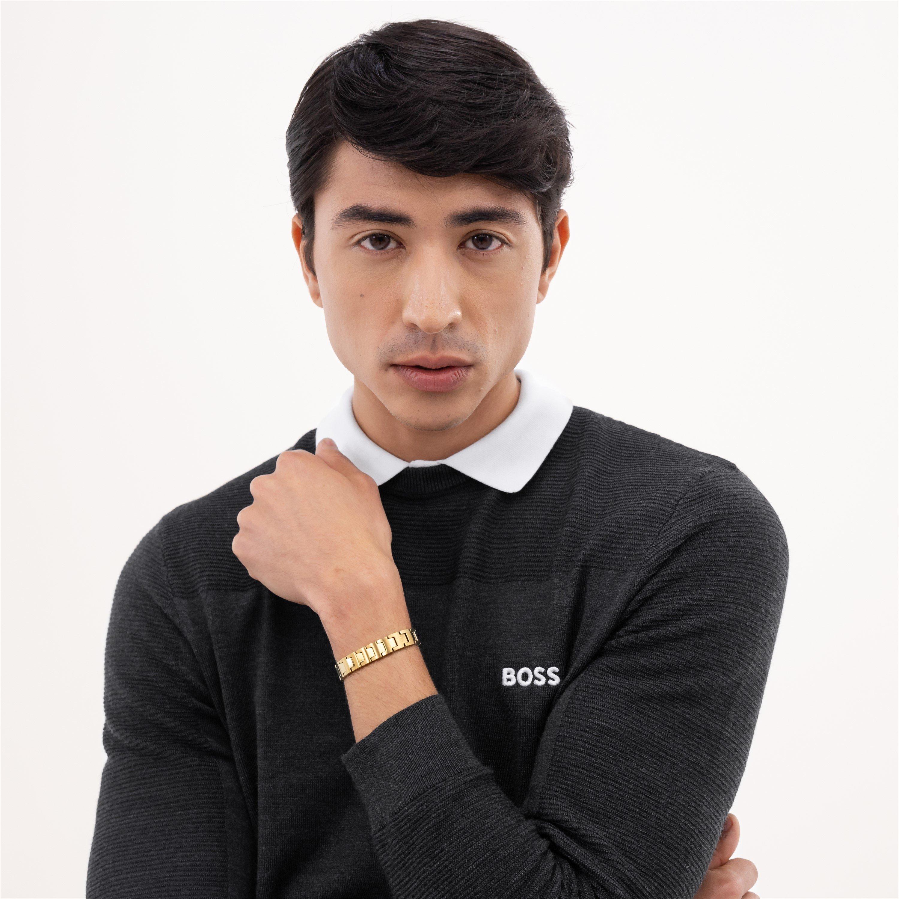 Gold - Boss - Boss Gents BOSS  Candor Bracelet - 3