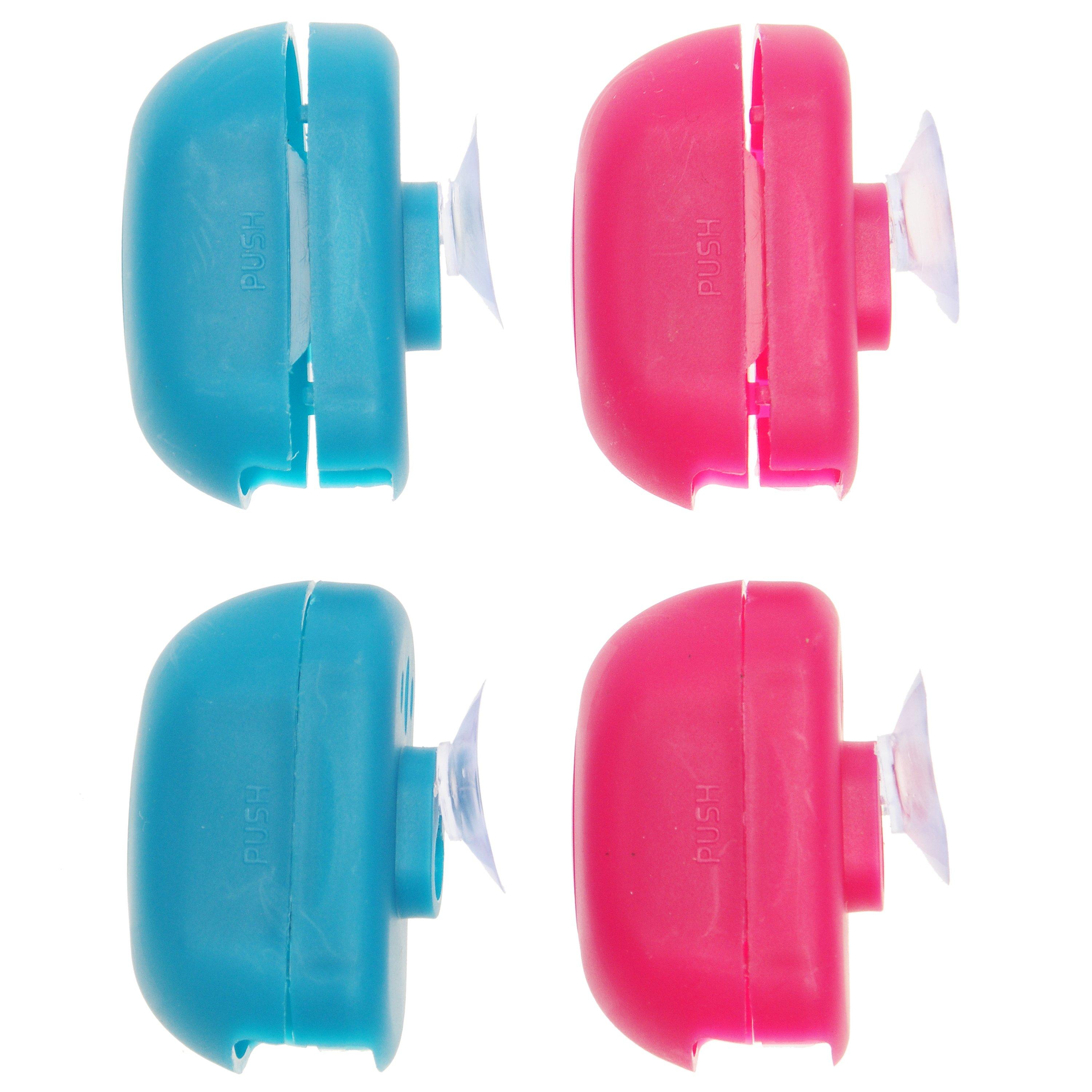 Aqua/Rosa - Kangol - Toothbrush Shields Pack of 4 - 2