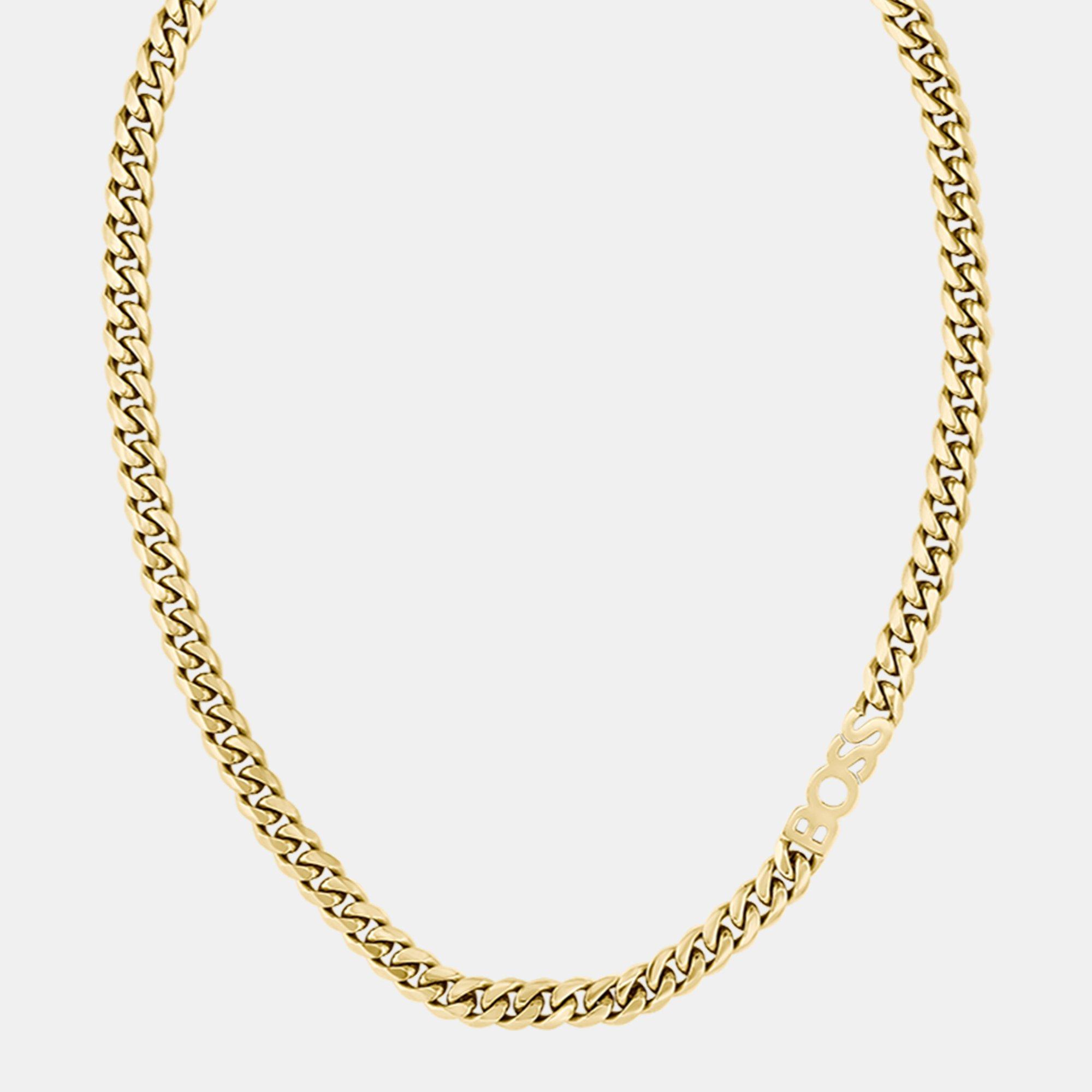 Boss Gents BOSS Kassy Chain Necklace - Gold - Size 590mm