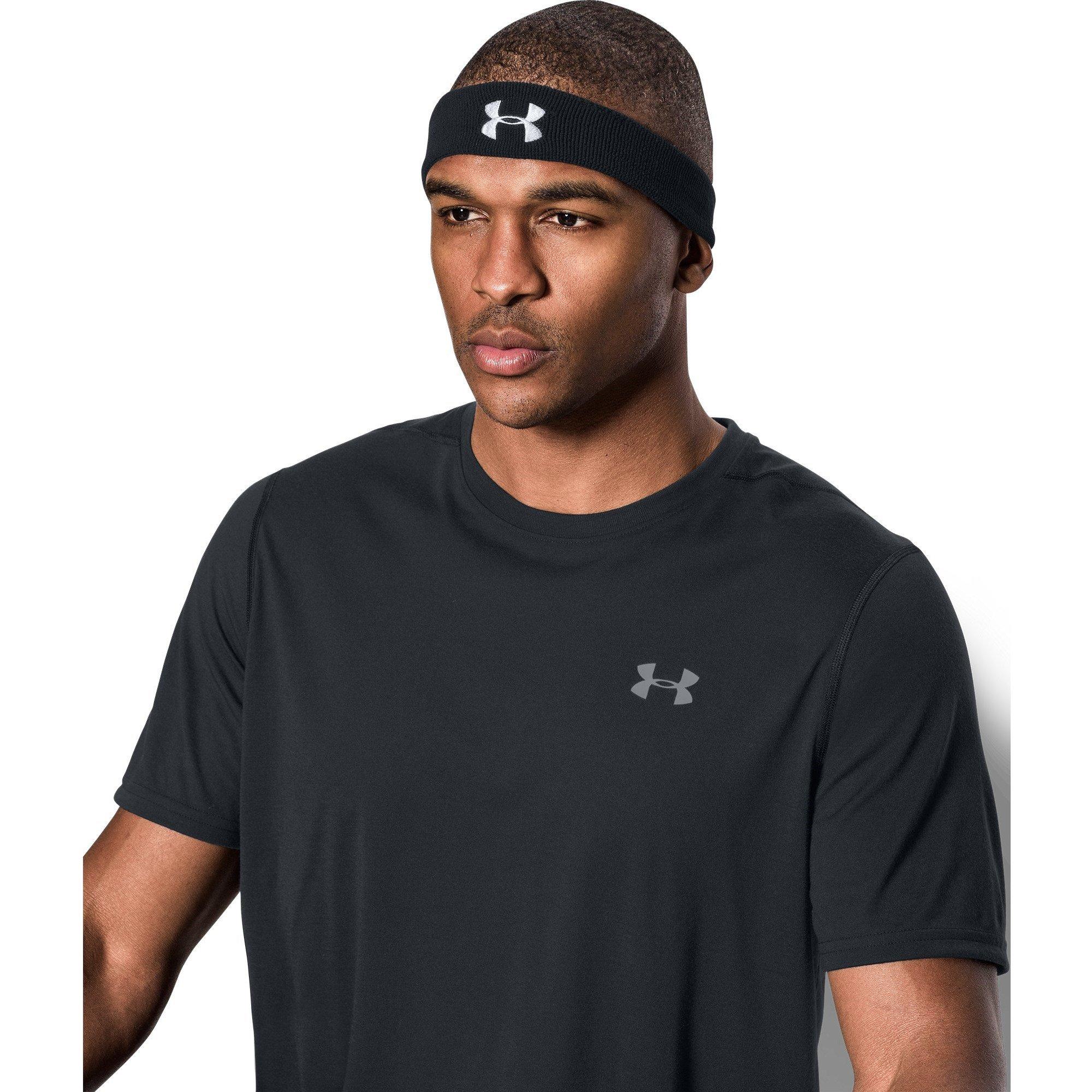 Black - Under Armour - Mens Performance Headband - 3