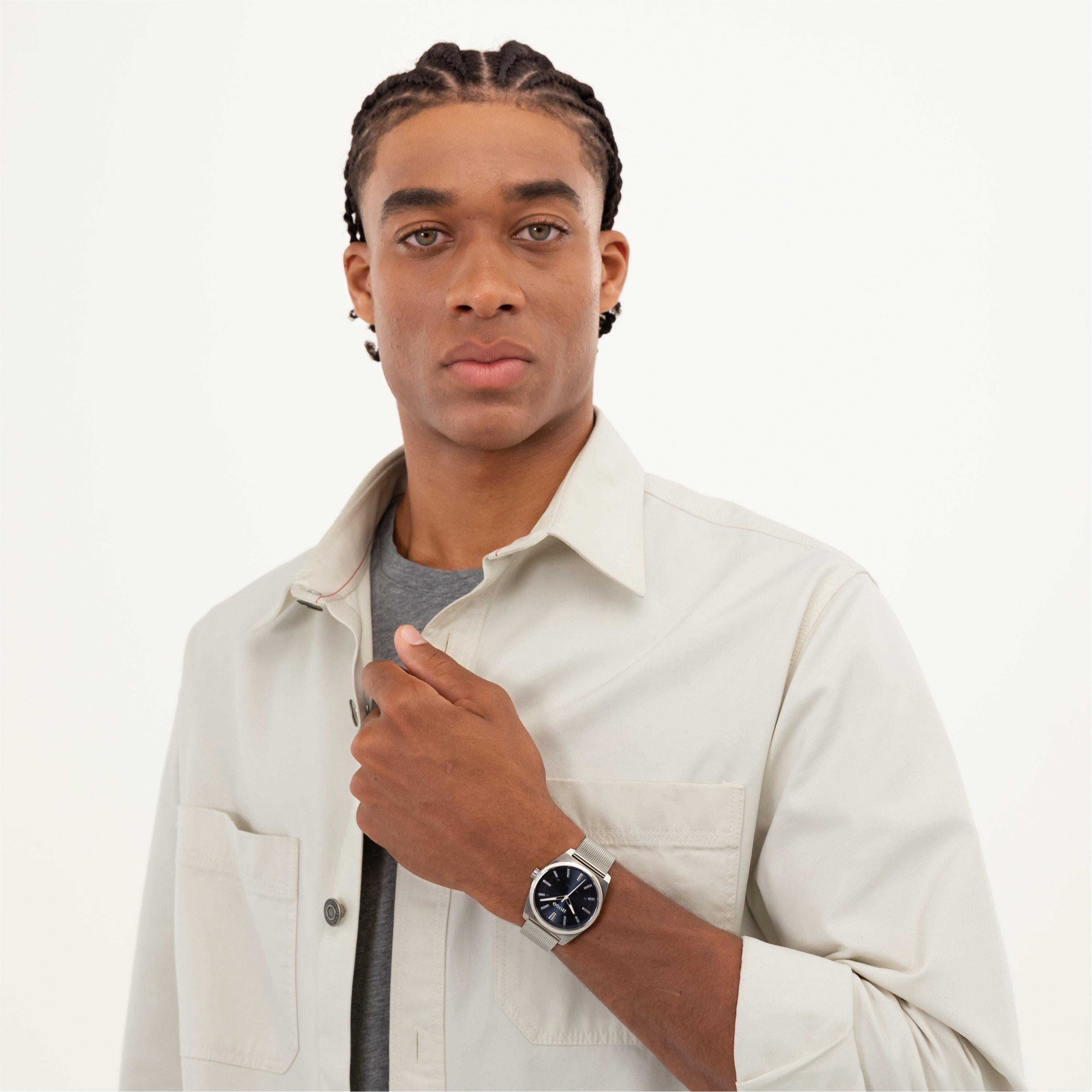 Silver - Hugo - Gents HUGO #ARK Watch - 5