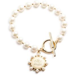 Ralph Lauren Lauren Ralph Lauren Crest Charm Flex Pearl Bracelet