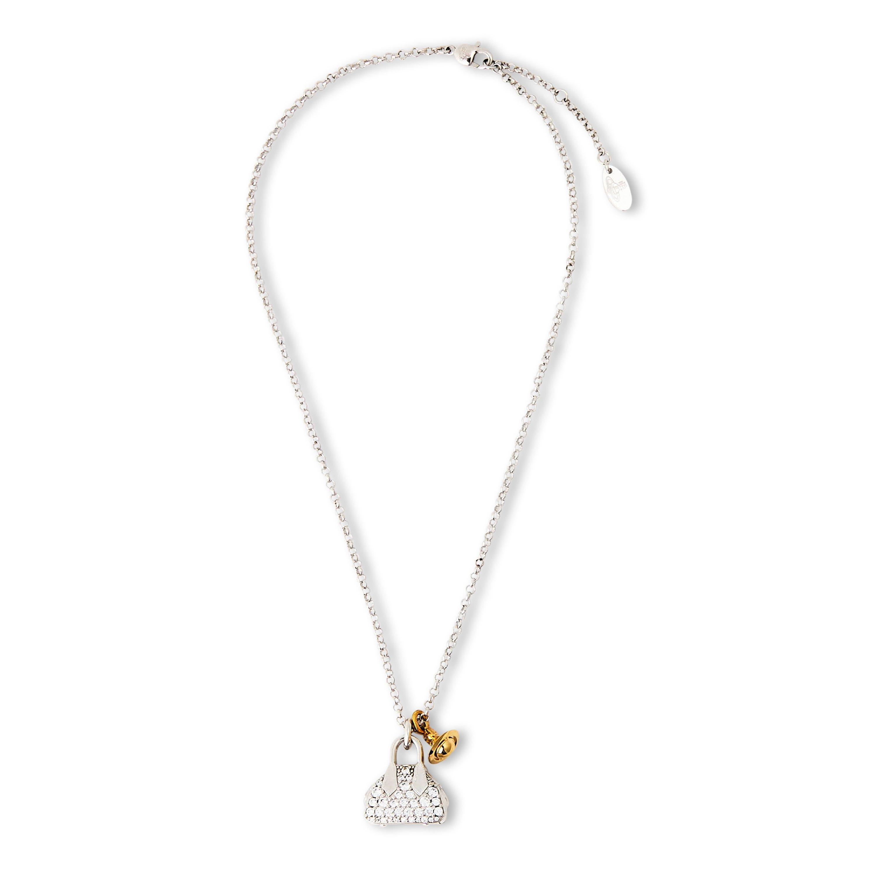 PLATINUM / GOLD - Vivienne Westwood - Women's Yasmine Pendant Necklace - 2