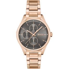 Boss BOSS Grand Course Carnation Gold IP Bracelet Watch