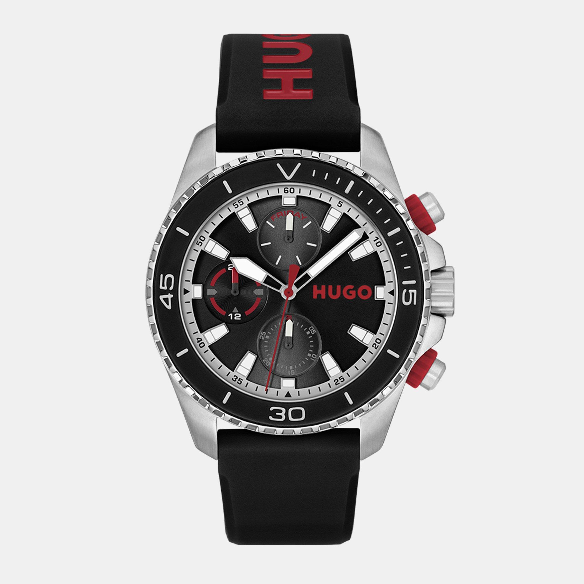 Hugo Gents HUGO #DIVE Watch - Black - Size 44mm