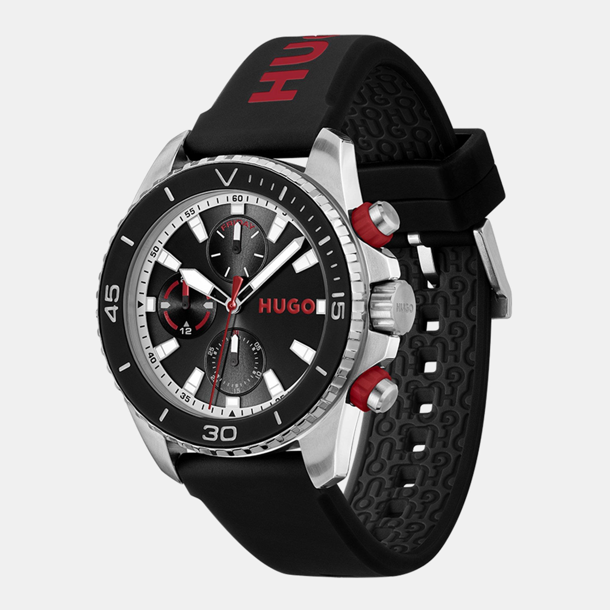 Black - Hugo - Gents HUGO #DIVE Watch - 3