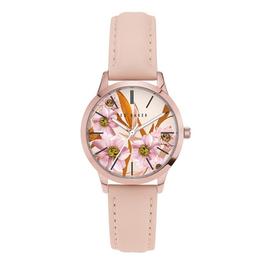 Ted Baker Fitzrovia Rose Gold Floral Watch