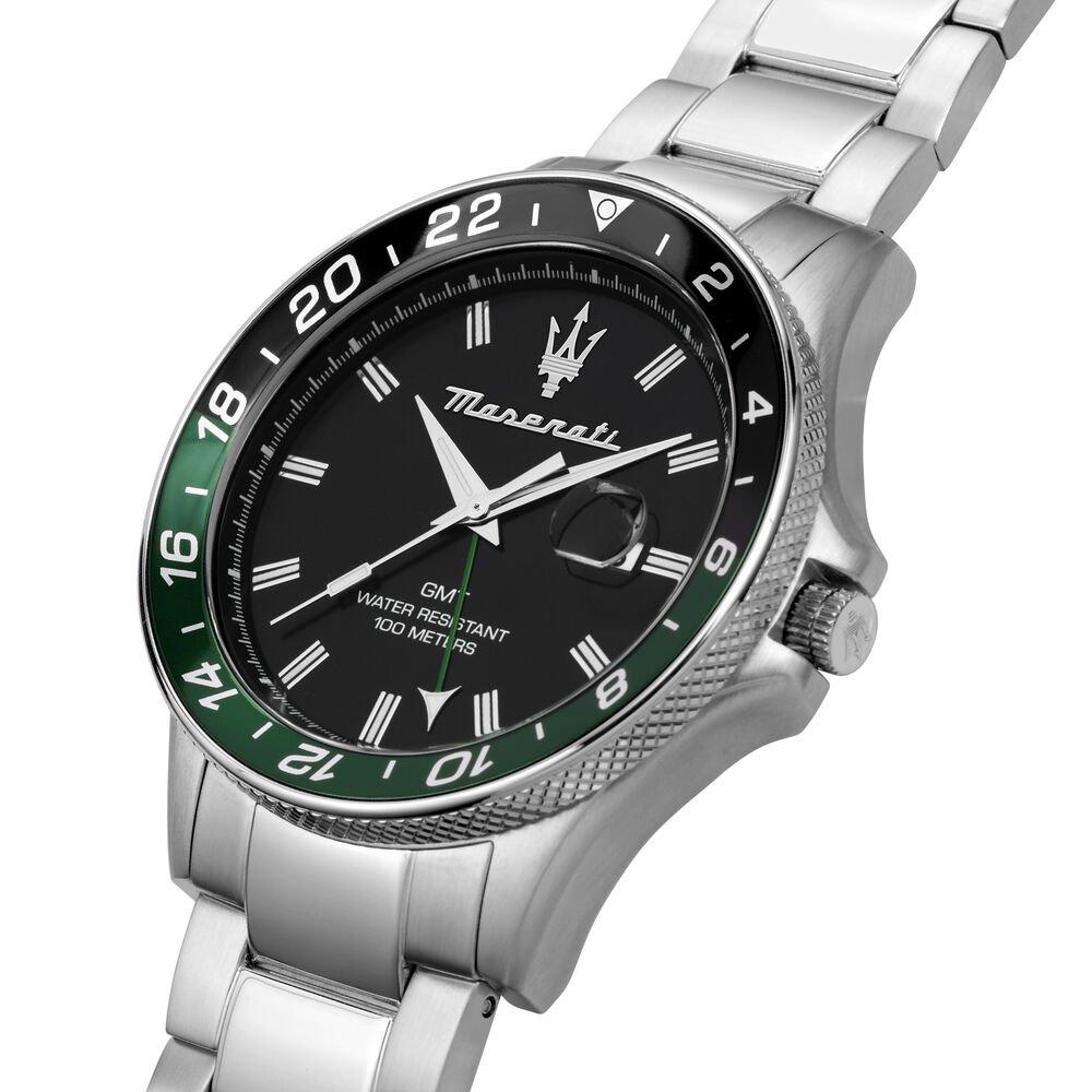 Zwart/Zilver - Maserati - Men's Quartz Analogue Watch - 4