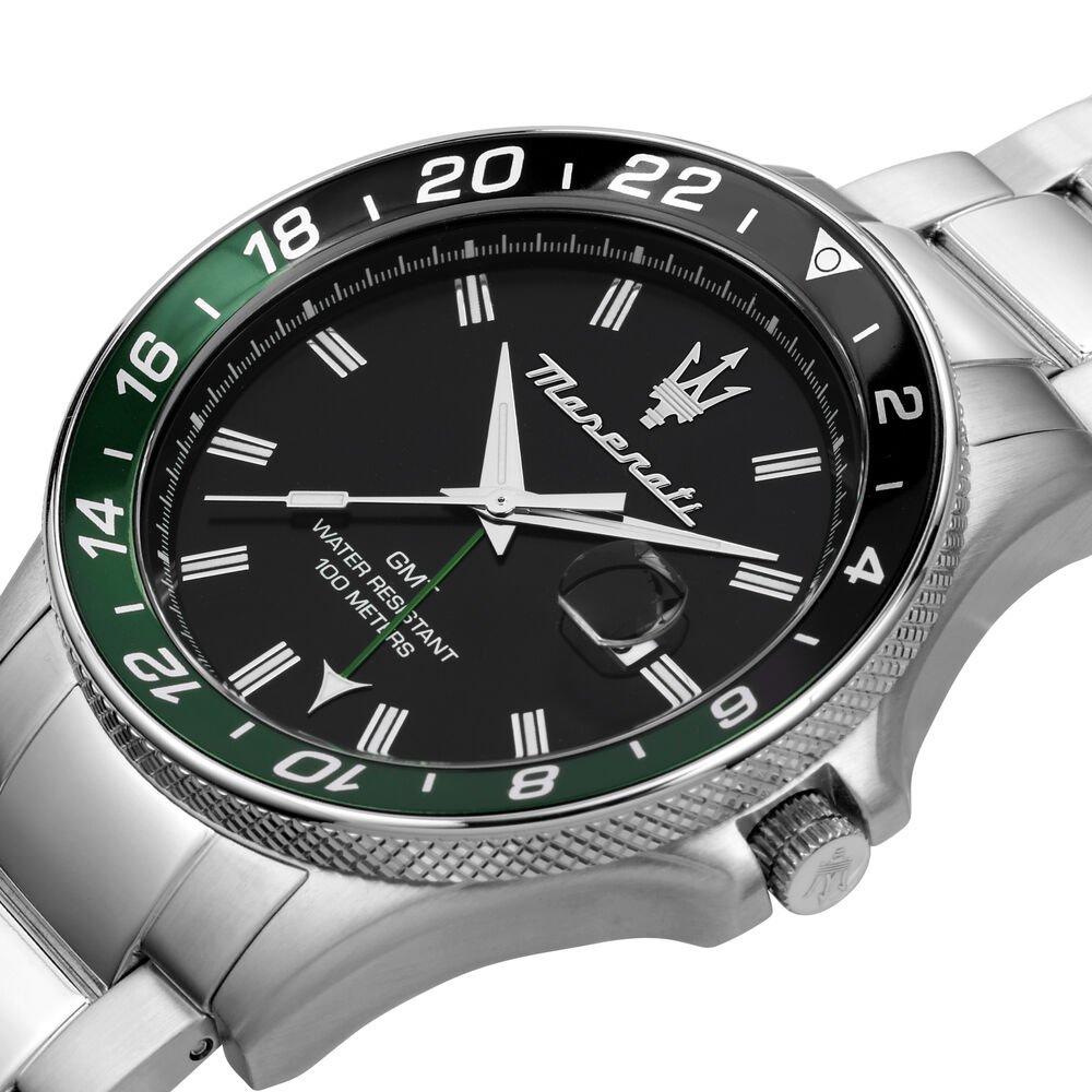 Zwart/Zilver - Maserati - Men's Quartz Analogue Watch - 5