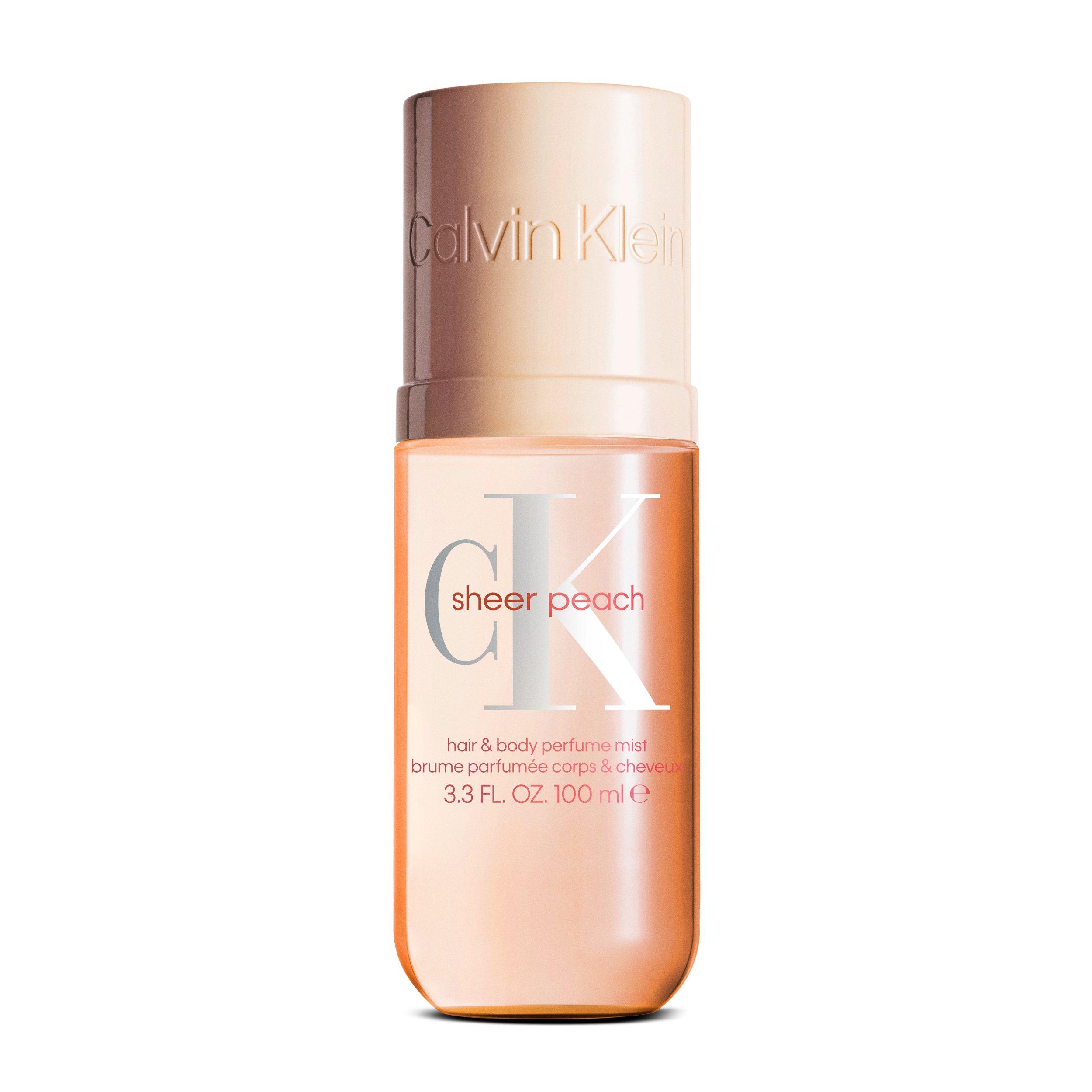 Calvin Klein Sheer Peach Hair & Body Perfume Mist 100ml, One Colour, Men - Image 5