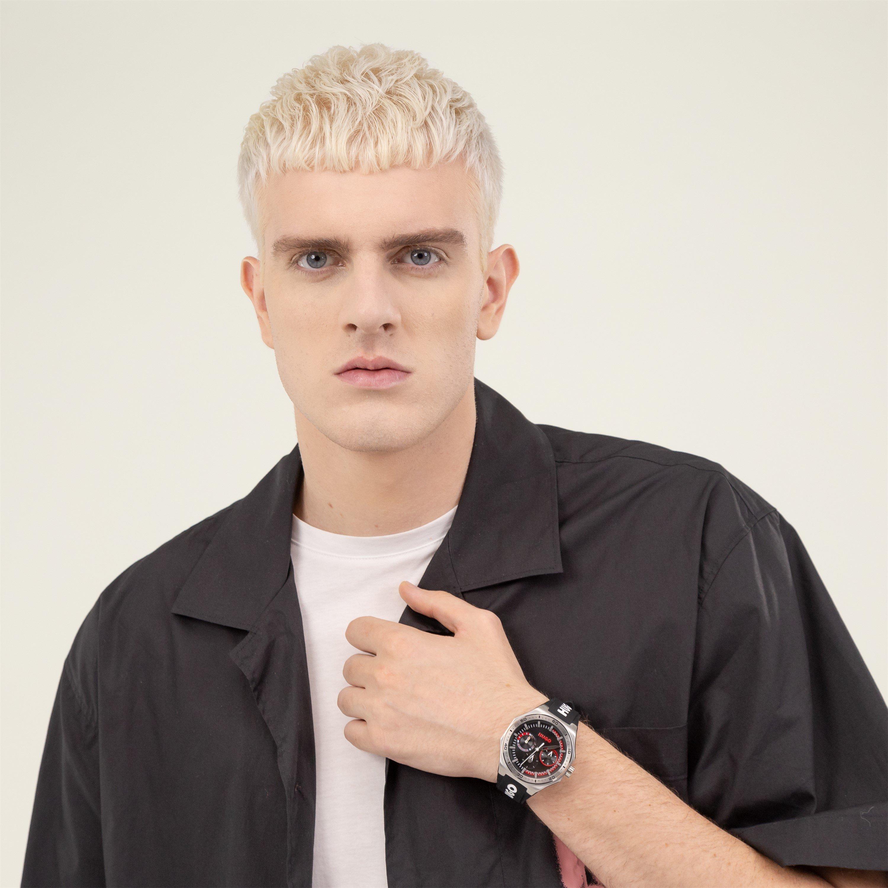 Silver - Hugo - Gents HUGO #GRAILSport Watch - 5