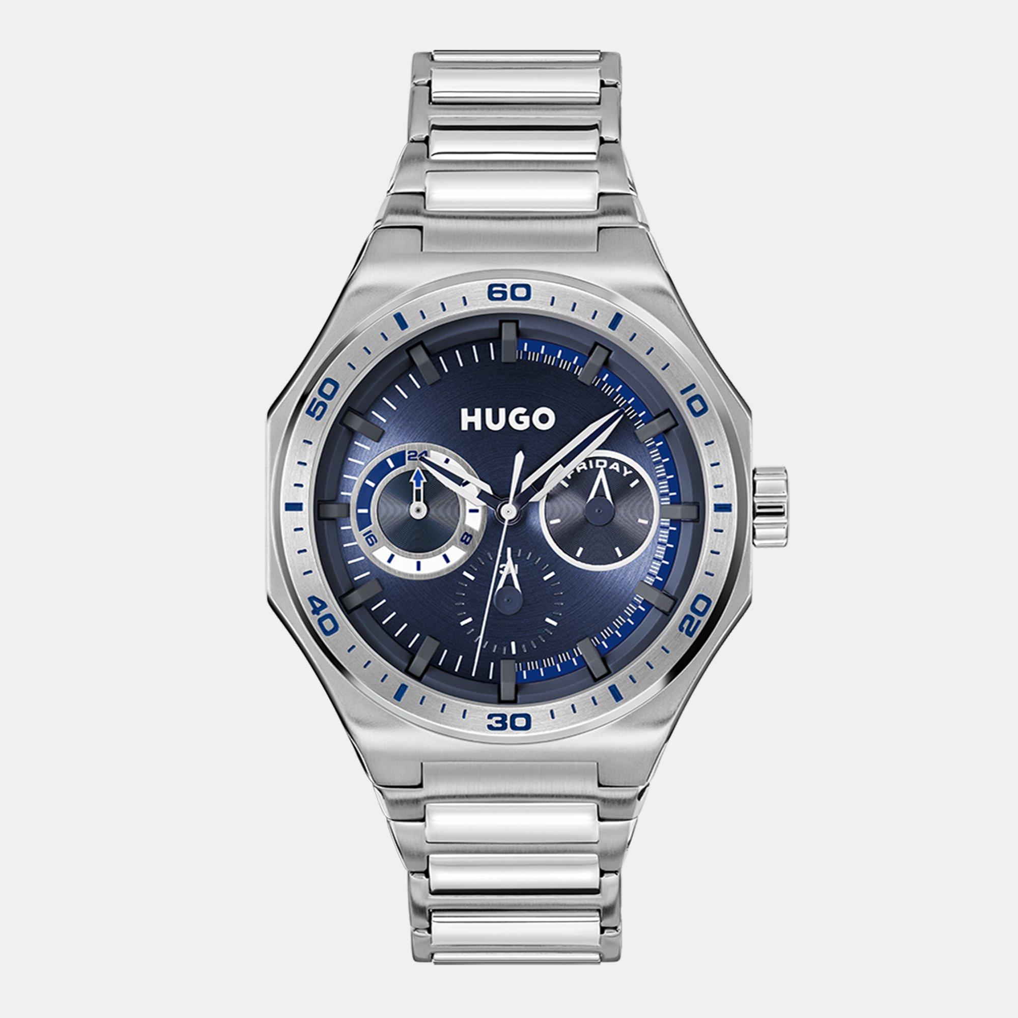 Hugo Gents HUGO #GRAILSport Watch - Silver - Size 44mm