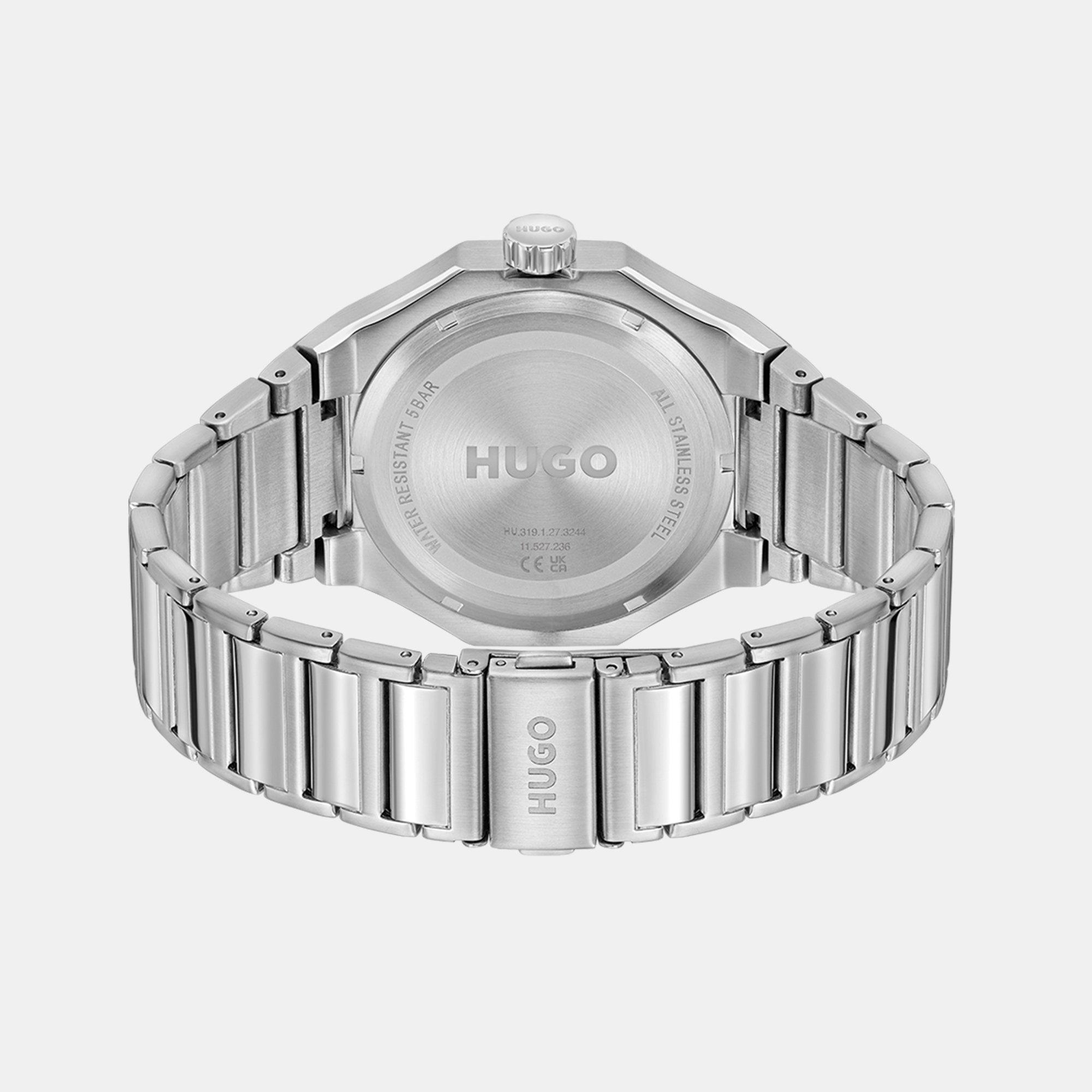 Silver - Hugo - Gents HUGO #GRAILSport Watch - 2