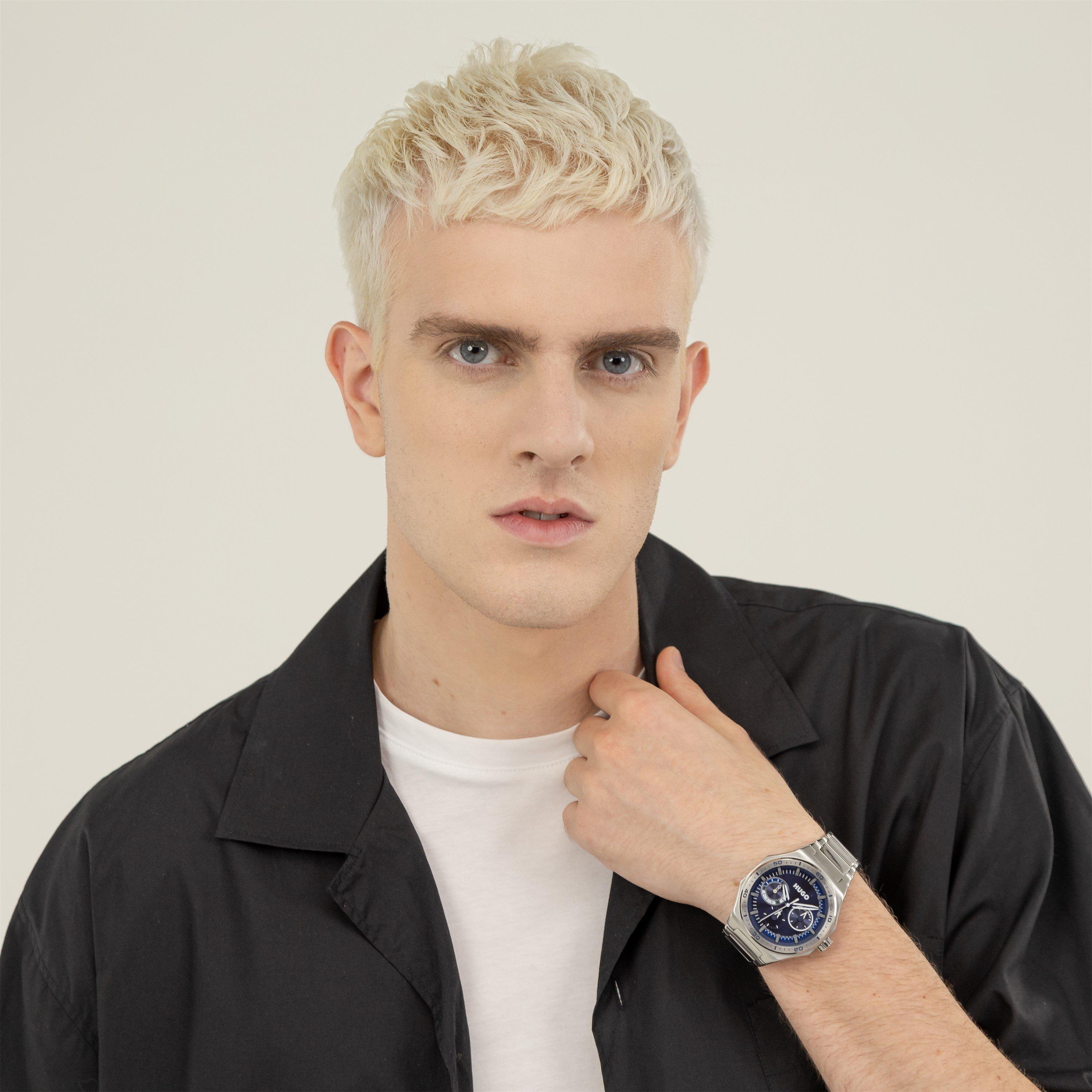 Silver - Hugo - Gents HUGO #GRAILSport Watch - 5