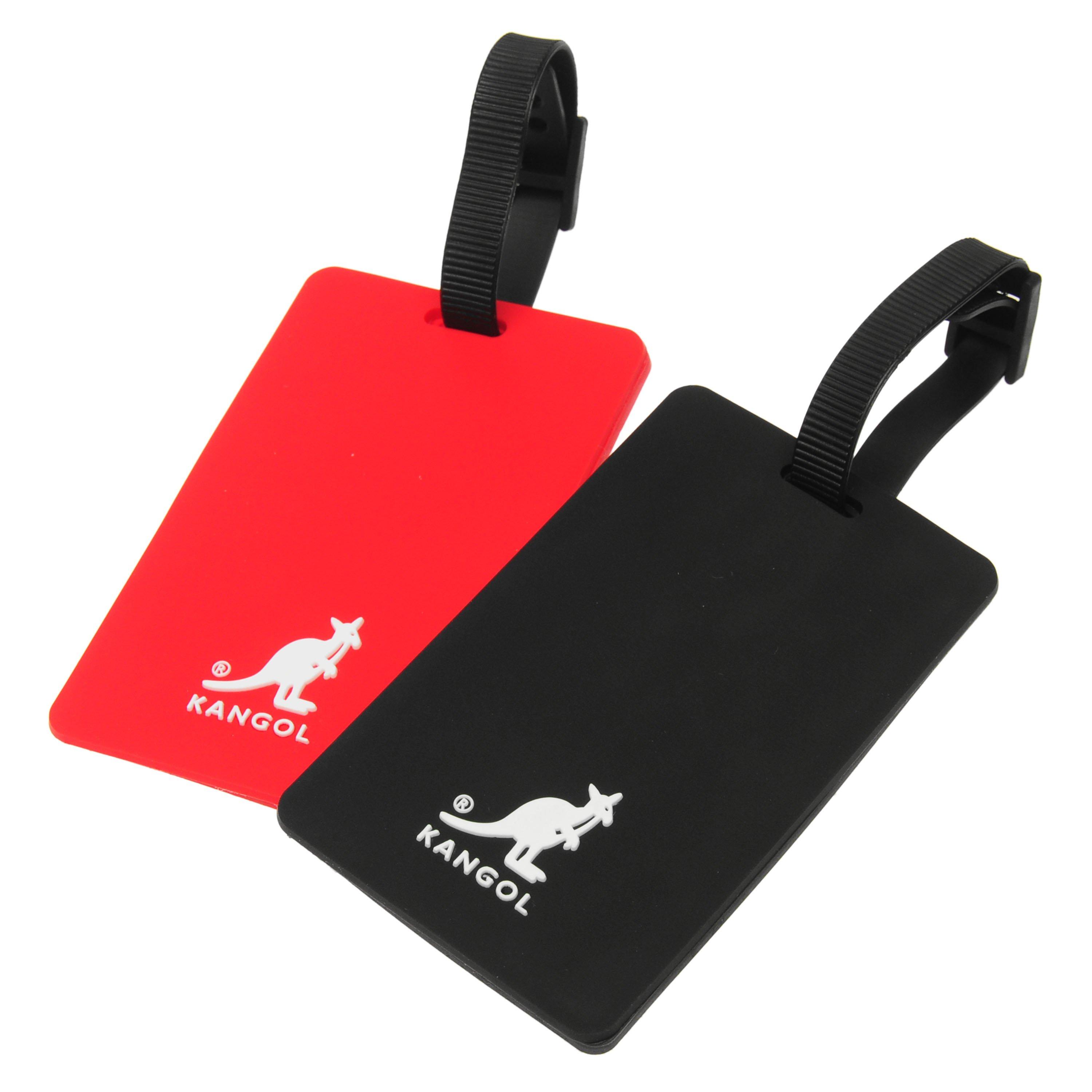 Crno/Crveno - Kangol - Luggage Tags 2 Pack - 1