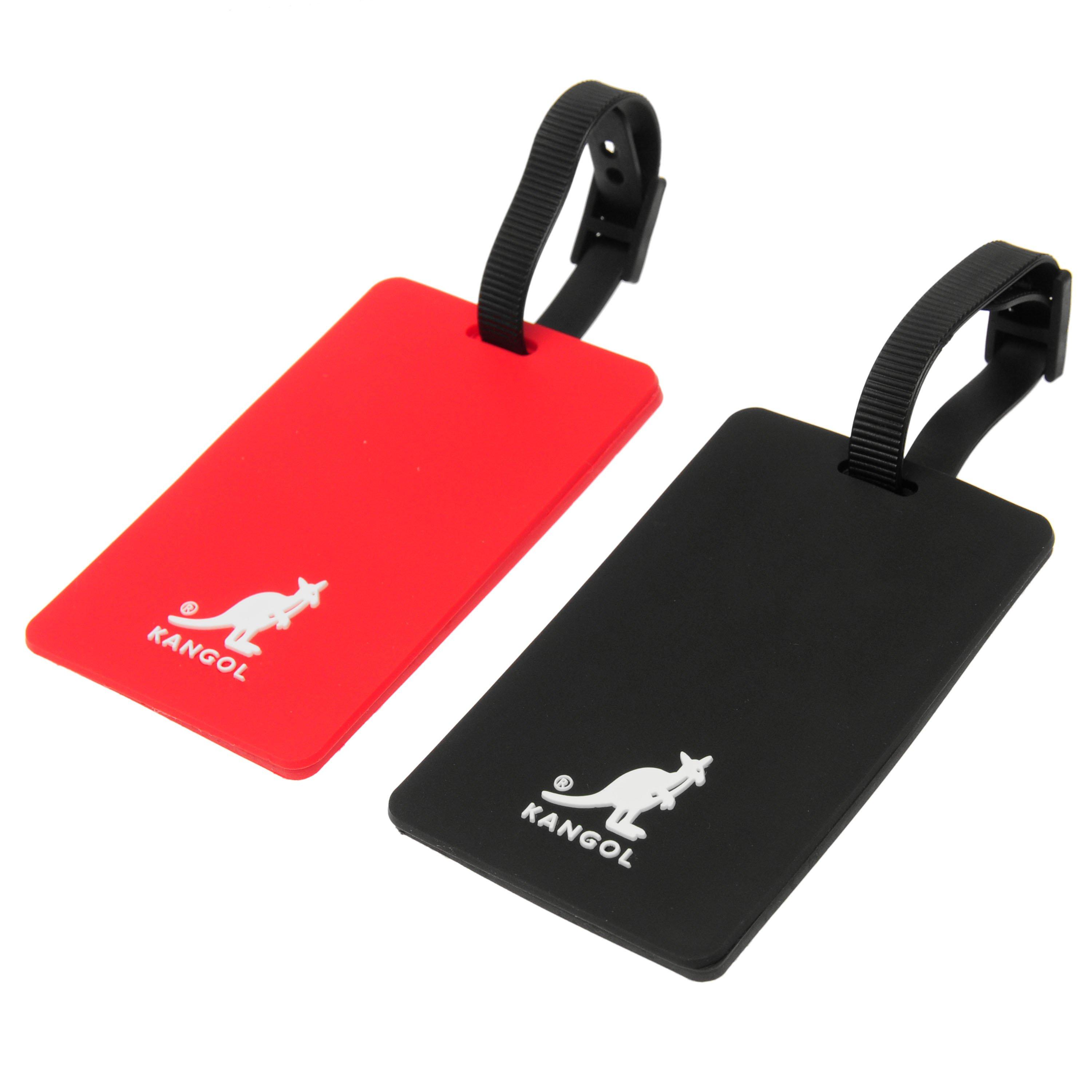 Crno/Crveno - Kangol - Luggage Tags 2 Pack - 2