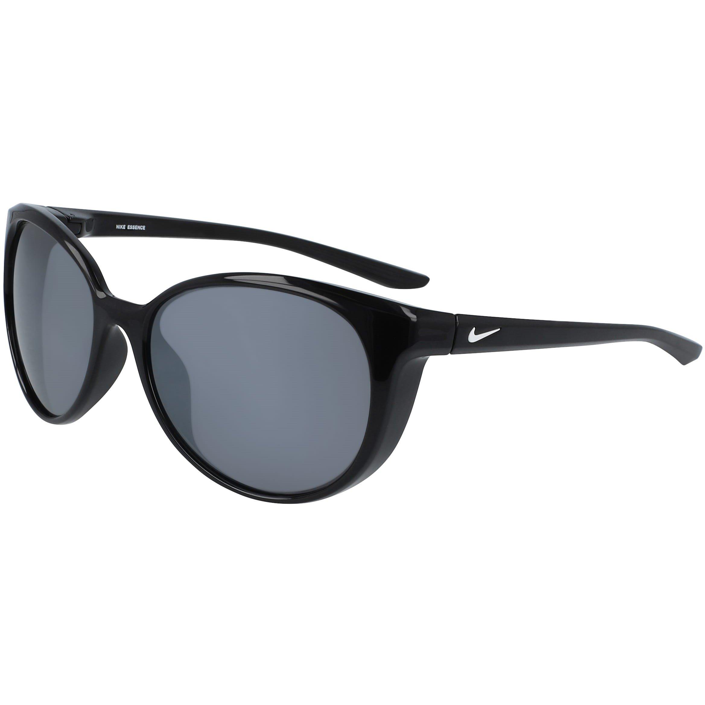 Blk/Wht/Silver - Nike - Essence Oval Sunglasses - 3