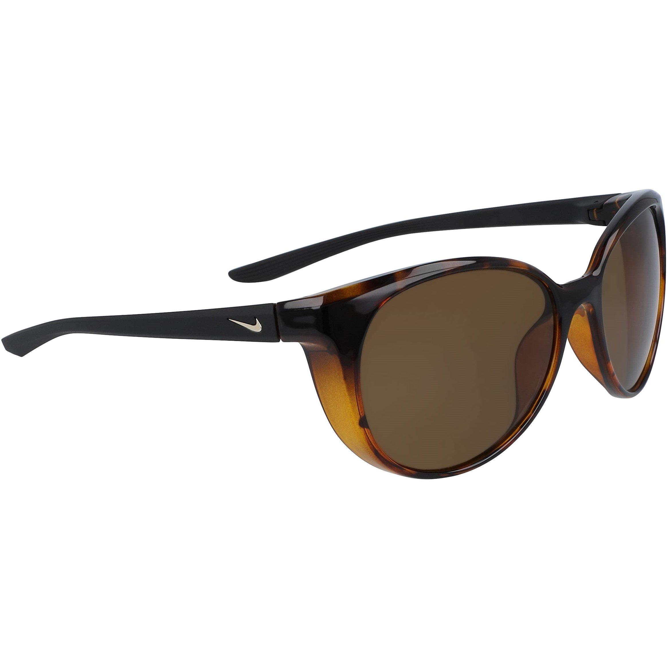 Tortse/Gld/Brwn - Nike - Essence Oval Sunglasses - 1