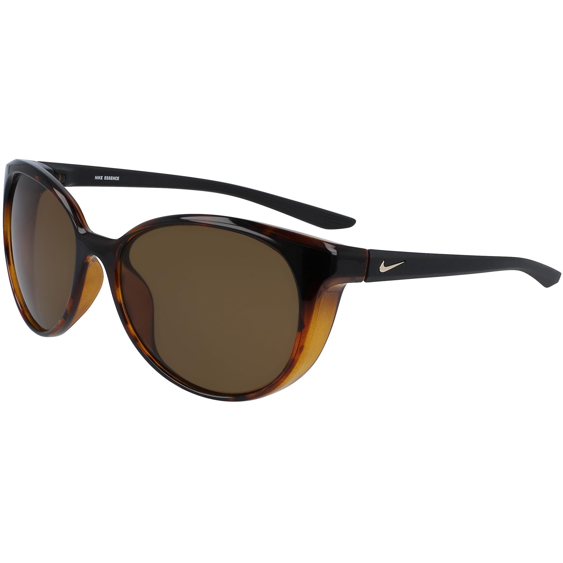 Tortse/Gld/Brwn - Nike - Essence Oval Sunglasses - 3