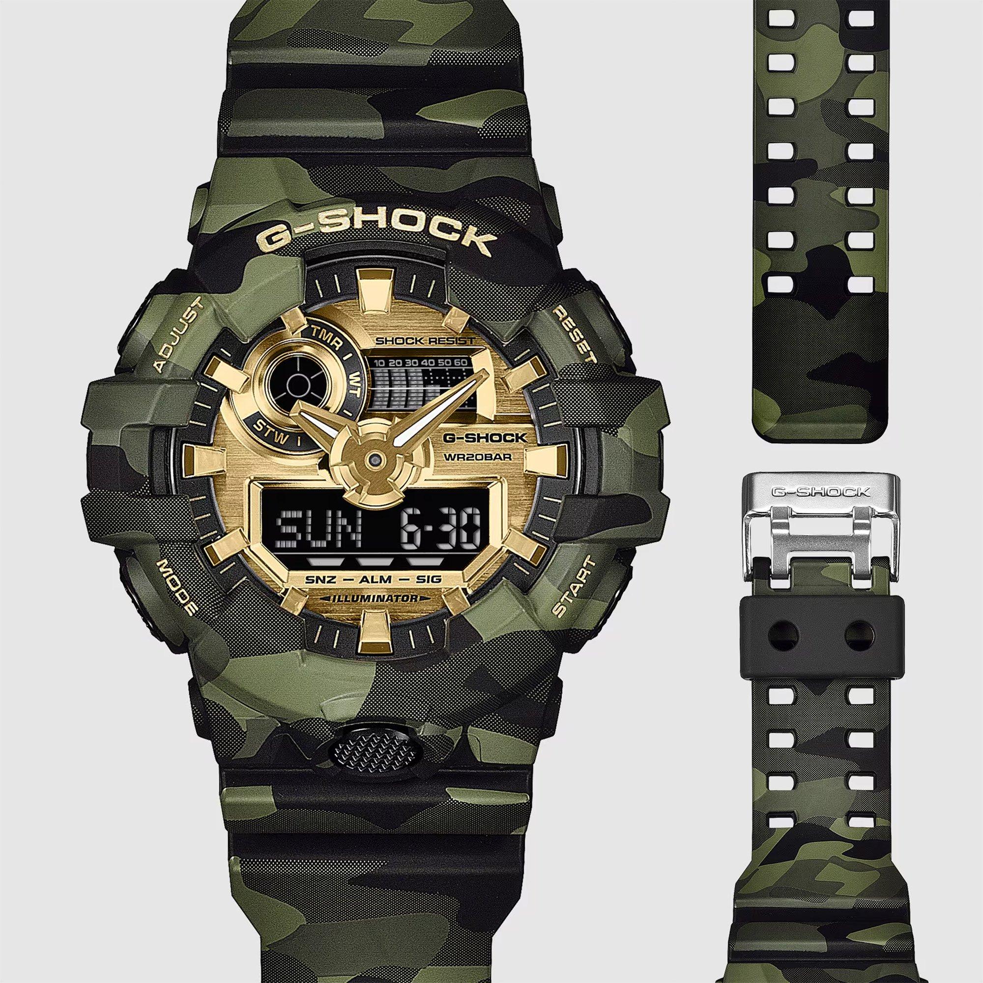 Camo - G Shock - G Shock GA-700CMG-3A Sn71 - 4