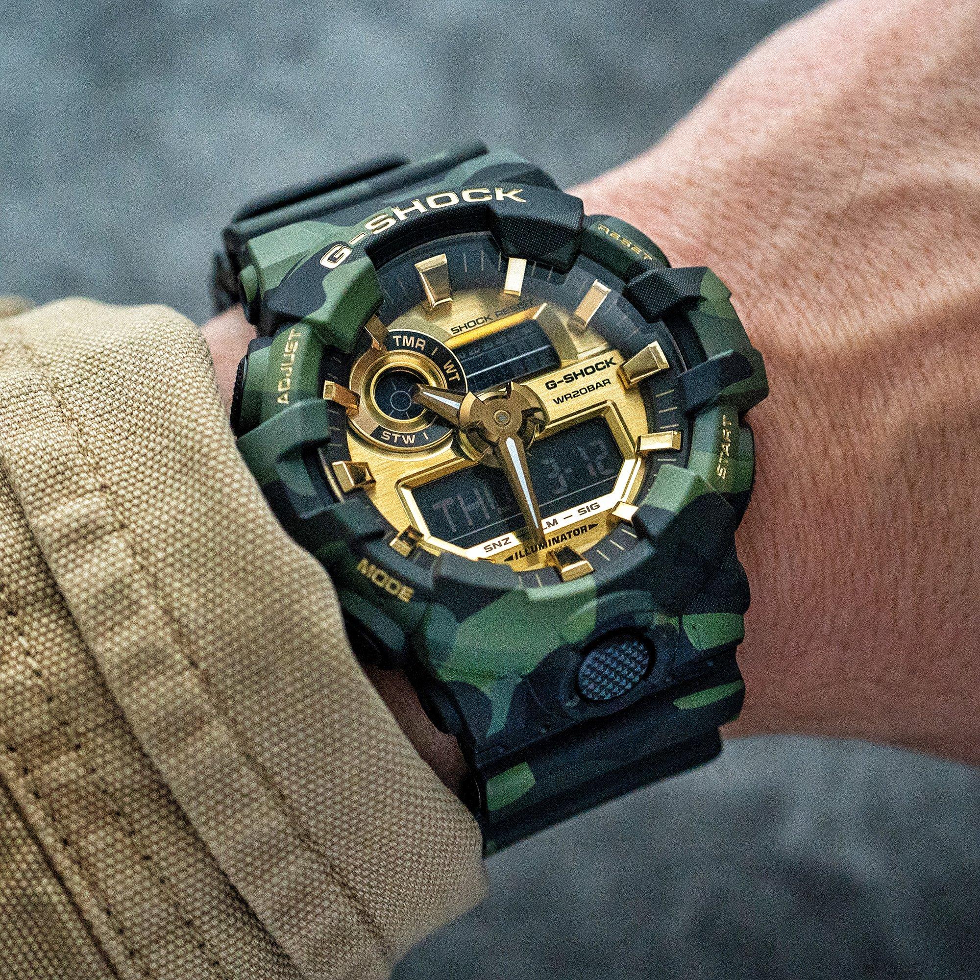 Camo - G Shock - G Shock GA-700CMG-3A Sn71 - 9