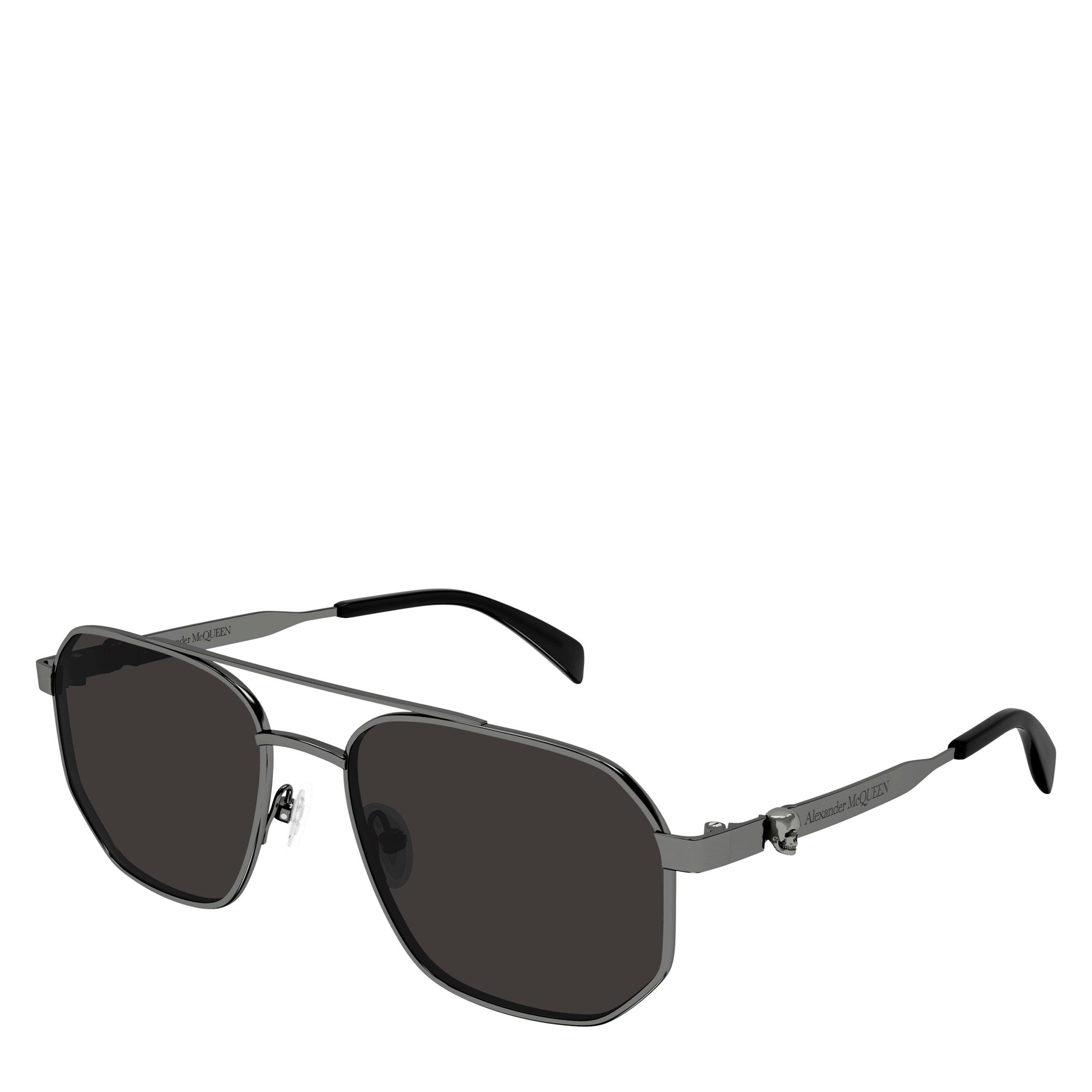 Alexander Mcqueen Men's Aviator Sunglasses - Grey