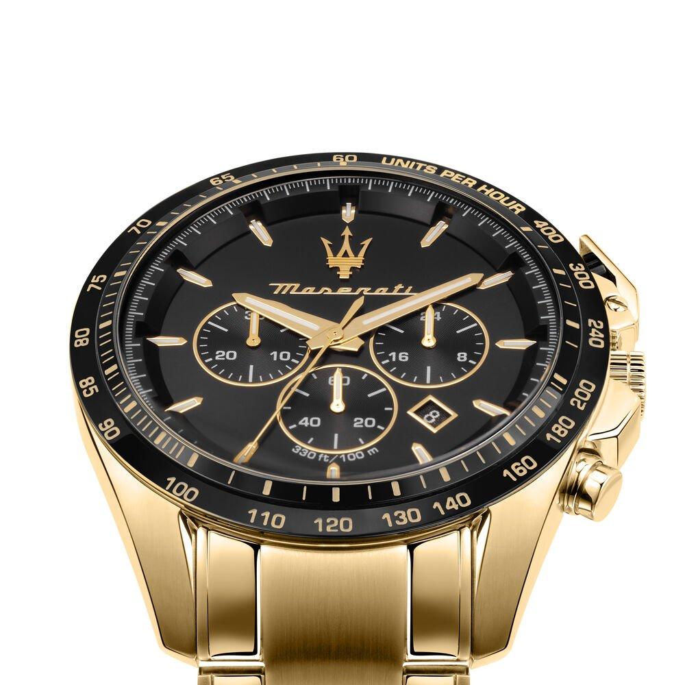 Gold/Black - Maserati - Men's Traguardo Analogue Quartz Watch - 5
