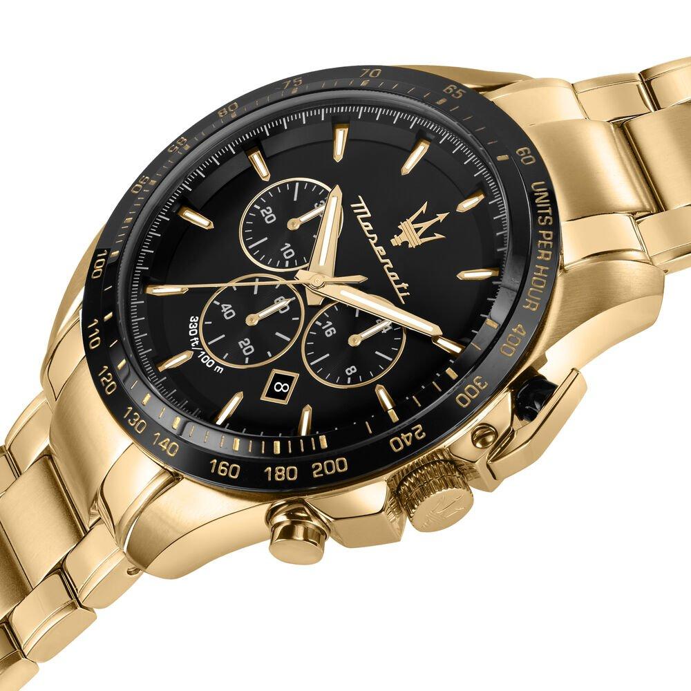 Gold/Black - Maserati - Men's Traguardo Analogue Quartz Watch - 6