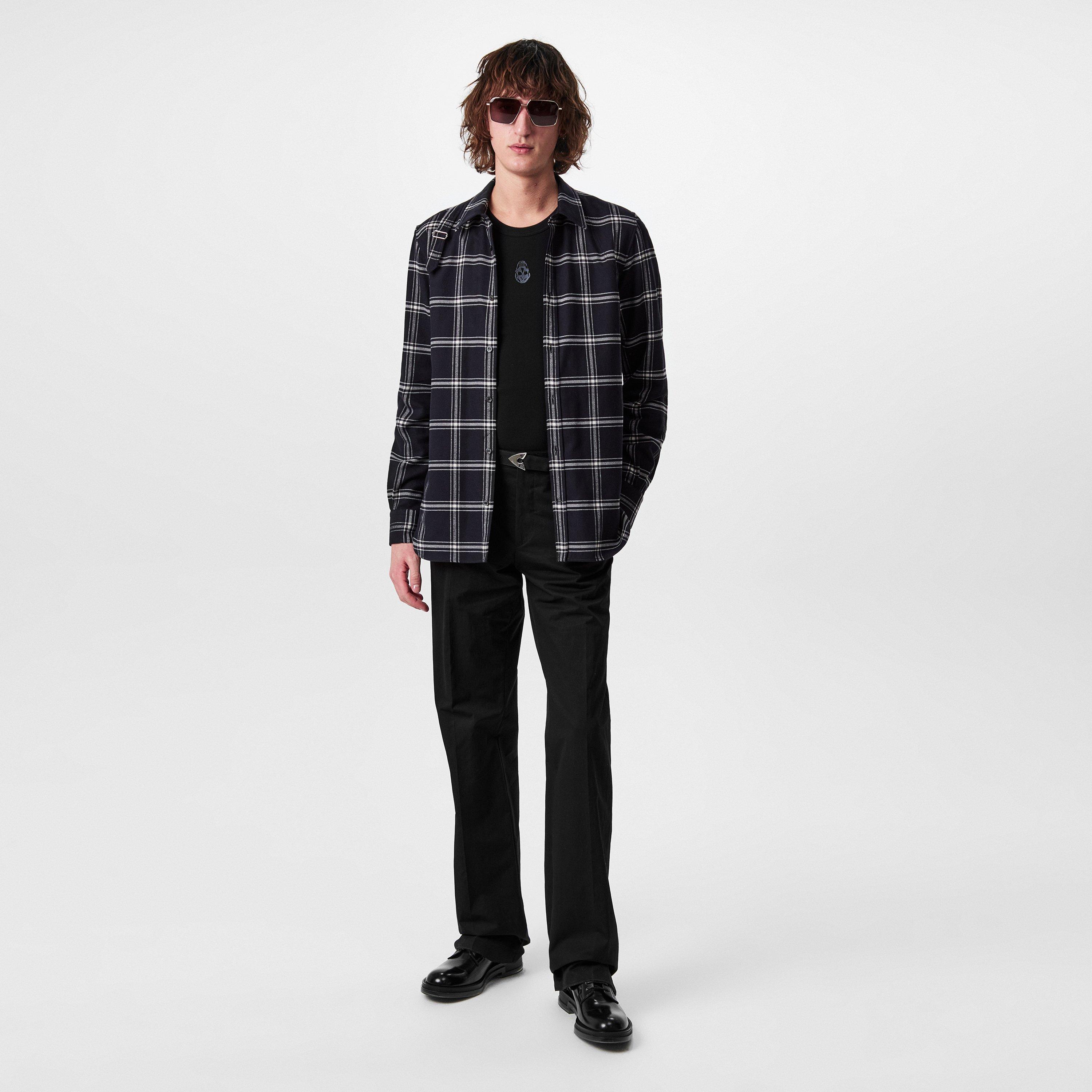 Silver/Grey - Alexander McQueen - Aviator Sunglasses - 4