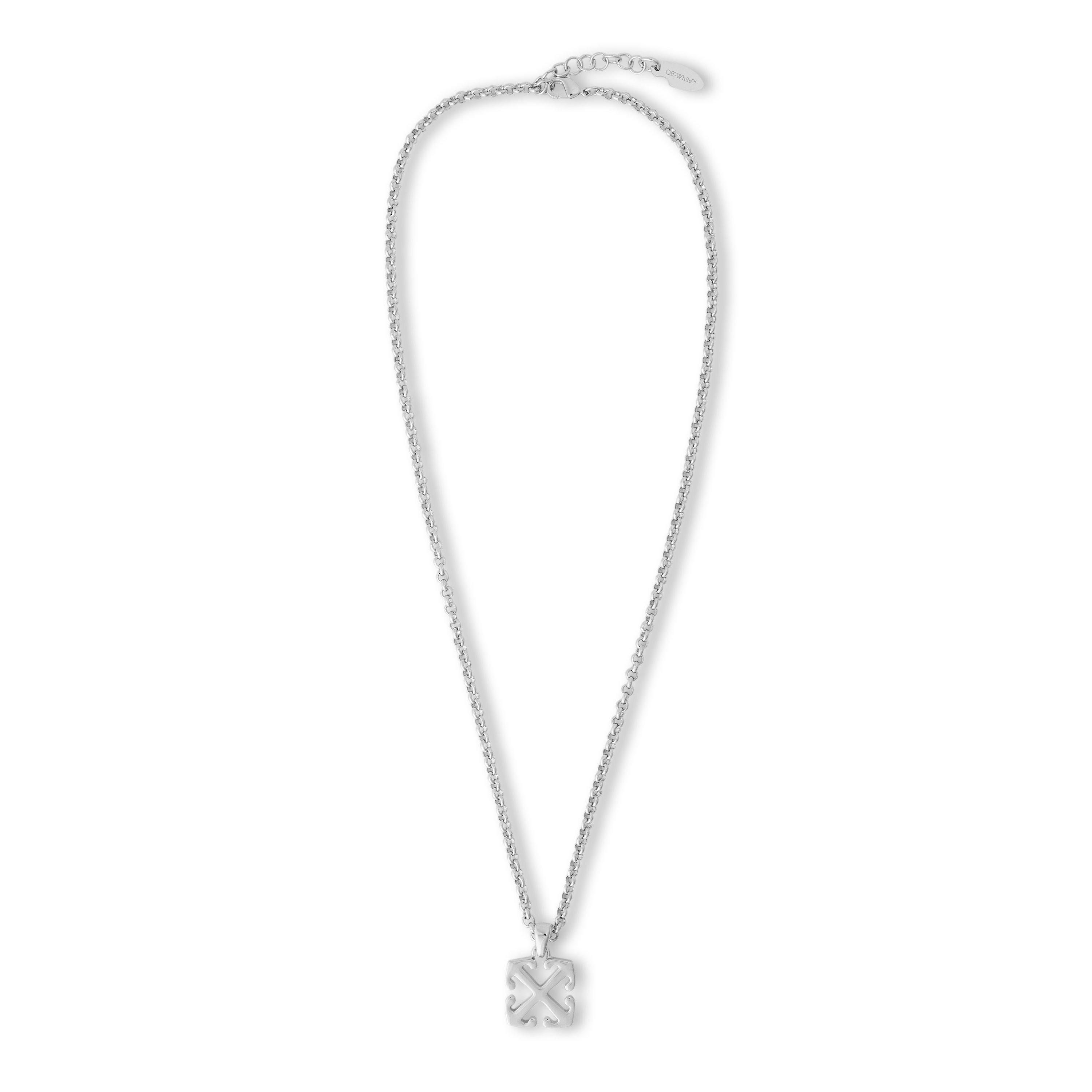 Silver - Off White - Arrows Pendant - 2