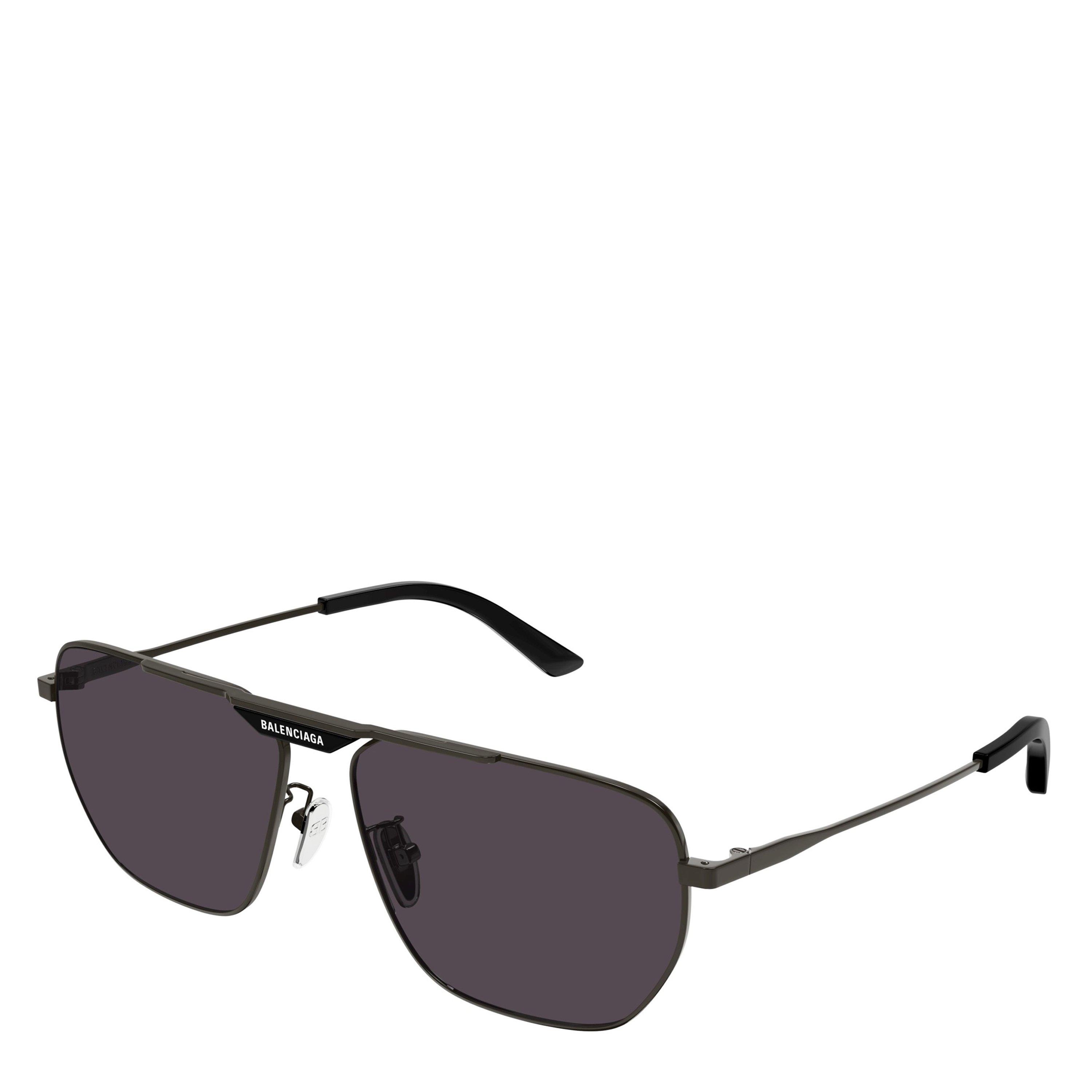 Balenciaga Men's Rectangle Sunglasses - Grey