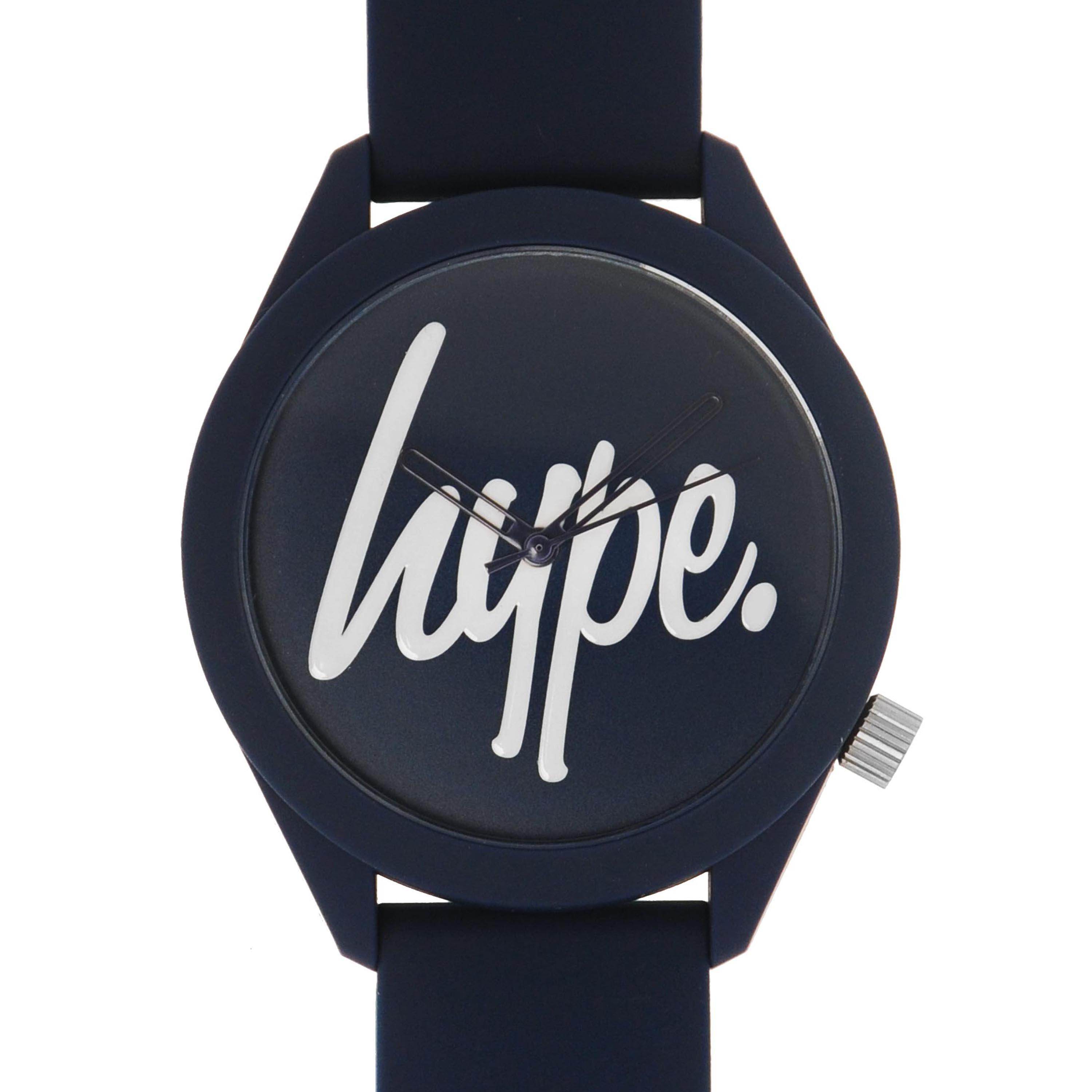 Navy - Hype - Adult Silicone Strap Watch - 1