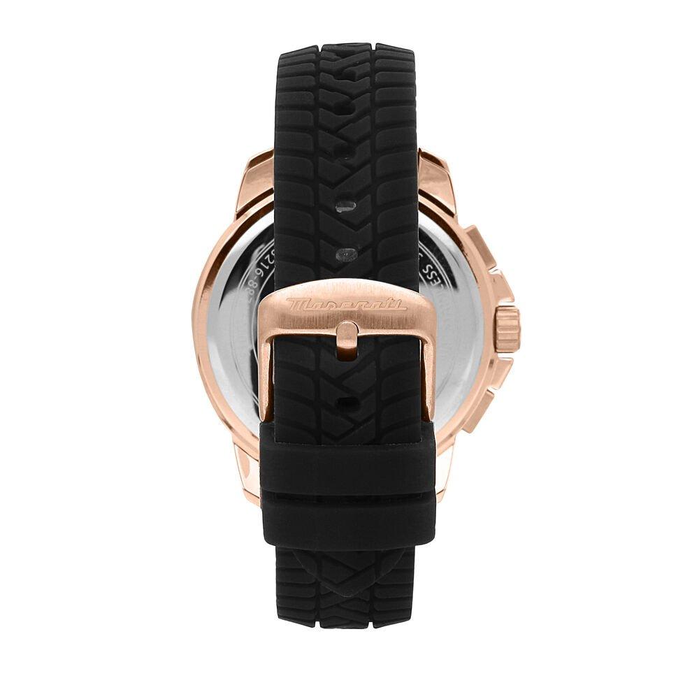 Zlato/Crno - Maserati - Men's Successo Quartz Analogue Watch - 3